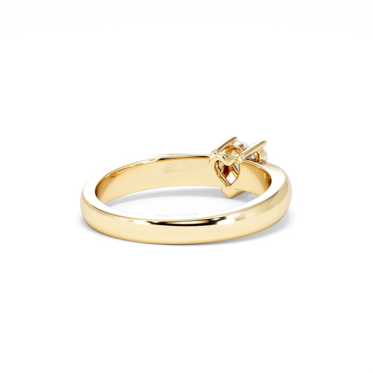 Naomi Heart Cut Lab Diamond Engagement Ring 0.33ct H/SI in 18k Gold Vermeil - Image 43
