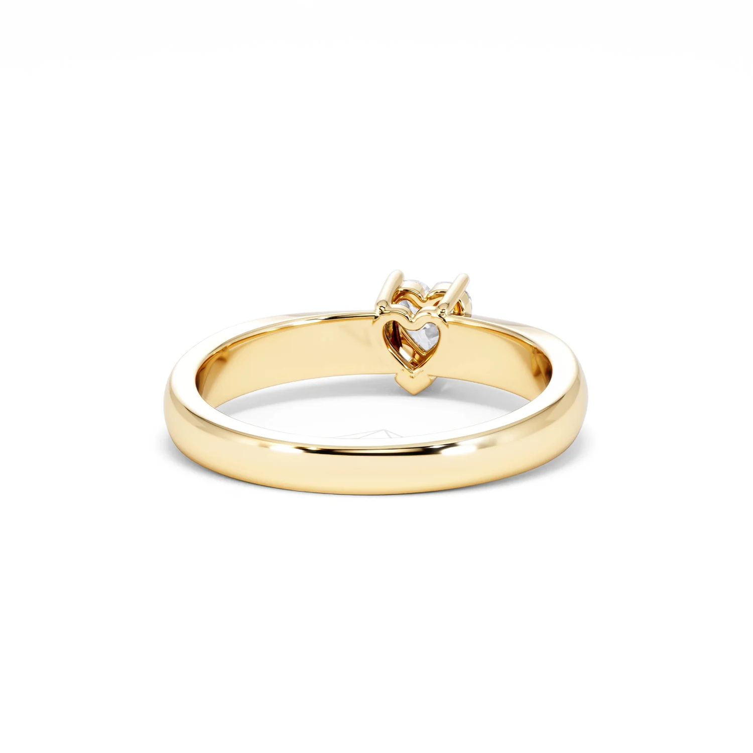 Naomi Heart Cut Lab Diamond Engagement Ring 0.33ct H/SI in 18k Gold Vermeil - Image 47