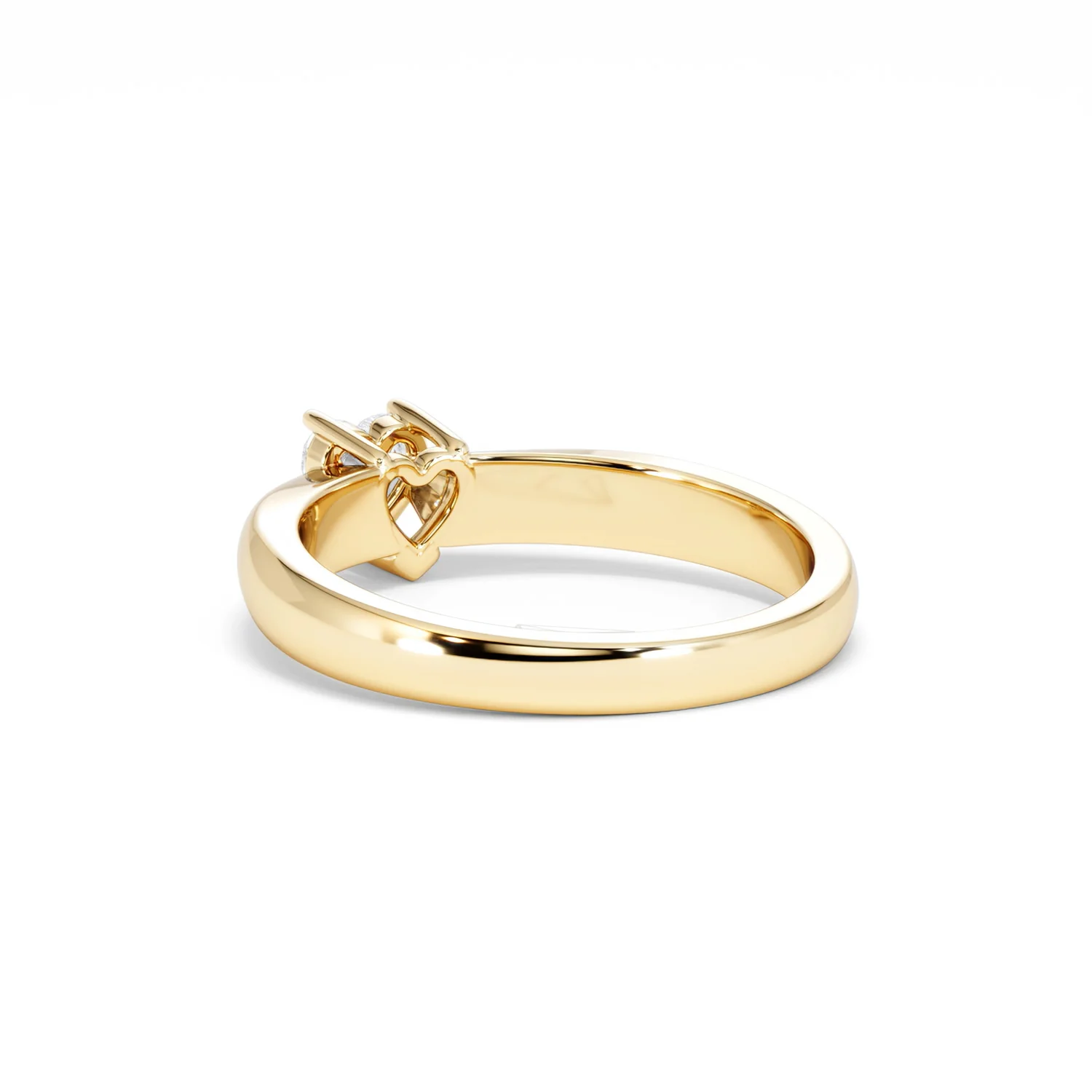 Naomi Heart Cut Lab Diamond Engagement Ring 0.33ct H/SI in 18k Gold Vermeil - Image 57