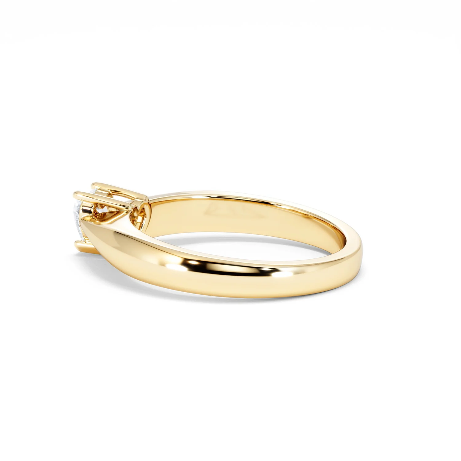Naomi Heart Cut Lab Diamond Engagement Ring 0.33ct H/SI in 18k Gold Vermeil - Image 65