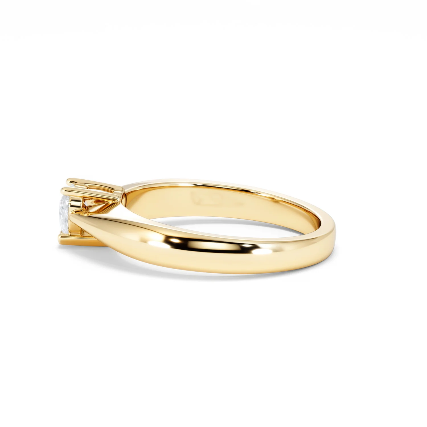 Naomi Heart Cut Lab Diamond Engagement Ring 0.33ct H/SI in 18k Gold Vermeil - Image 69