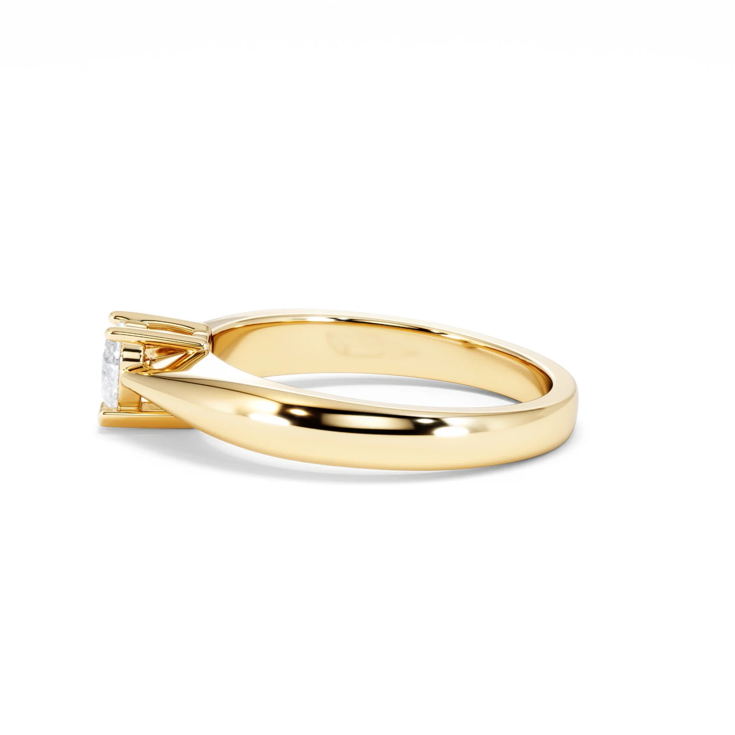 Naomi Heart Cut Lab Diamond Engagement Ring 0.33ct H/SI in 18k Gold Vermeil - Image 70