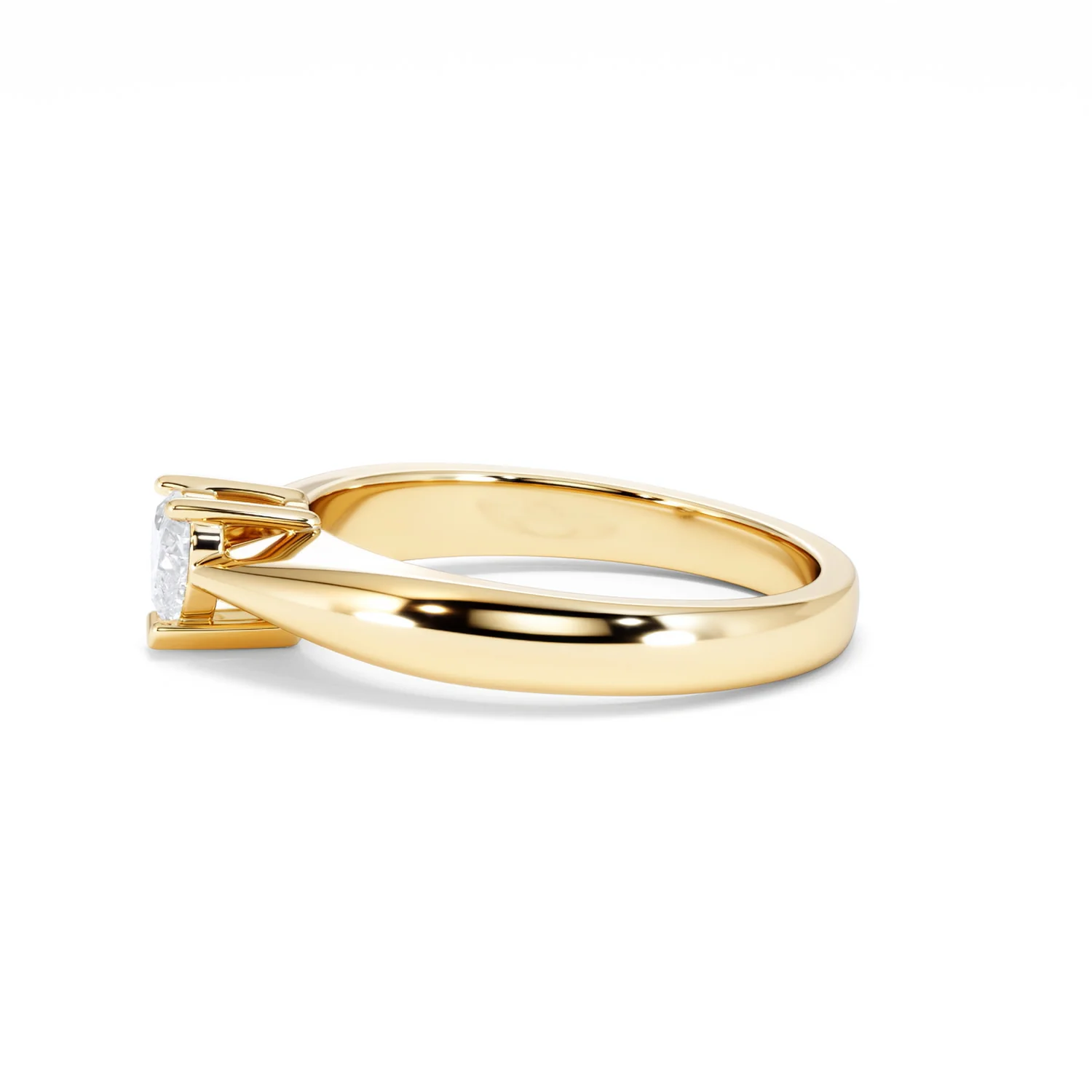 Naomi Heart Cut Lab Diamond Engagement Ring 0.33ct H/SI in 18k Gold Vermeil - Image 72