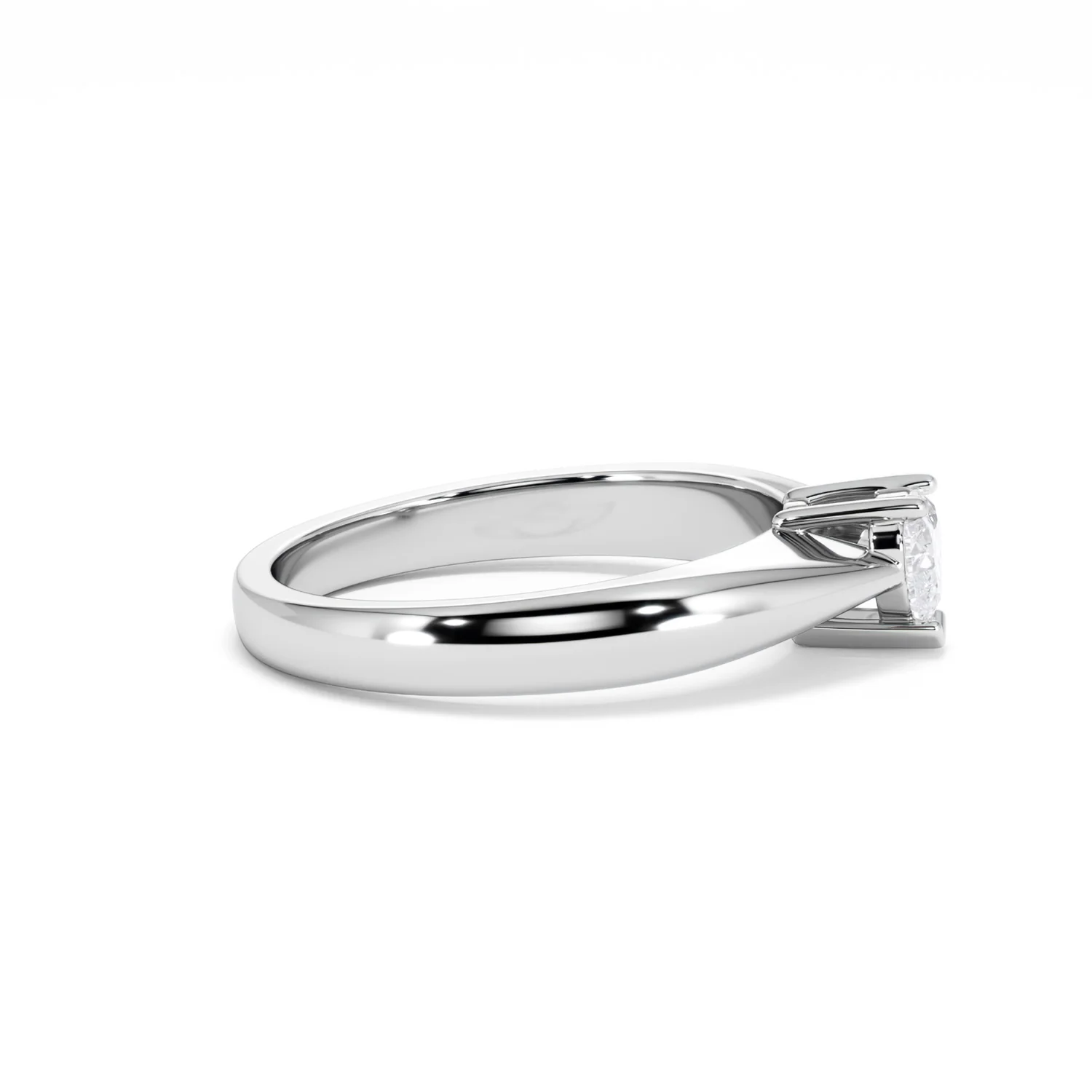 Naomi Heart Cut Lab Diamond Engagement Ring 0.33ct H/SI in 925 Silver - Image 28
