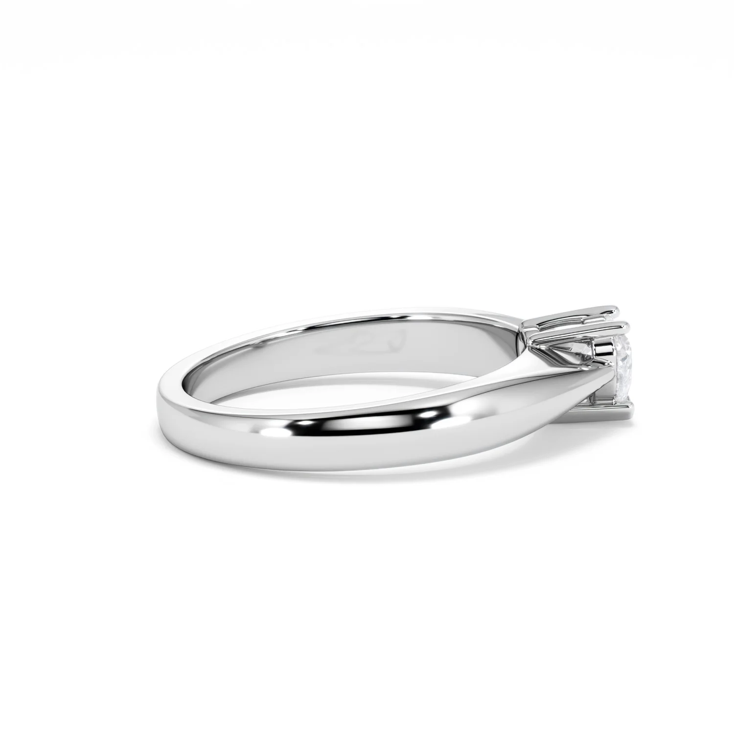 Naomi Heart Cut Lab Diamond Engagement Ring 0.33ct H/SI in 925 Silver - Image 31