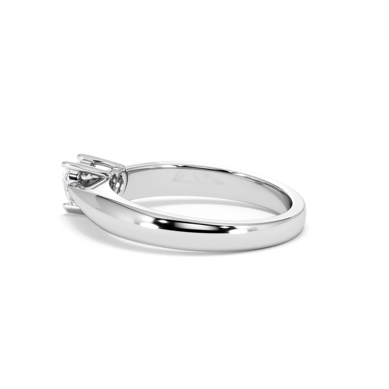 Naomi Heart Cut Lab Diamond Engagement Ring 0.33ct H/SI in 925 Silver - Image 65