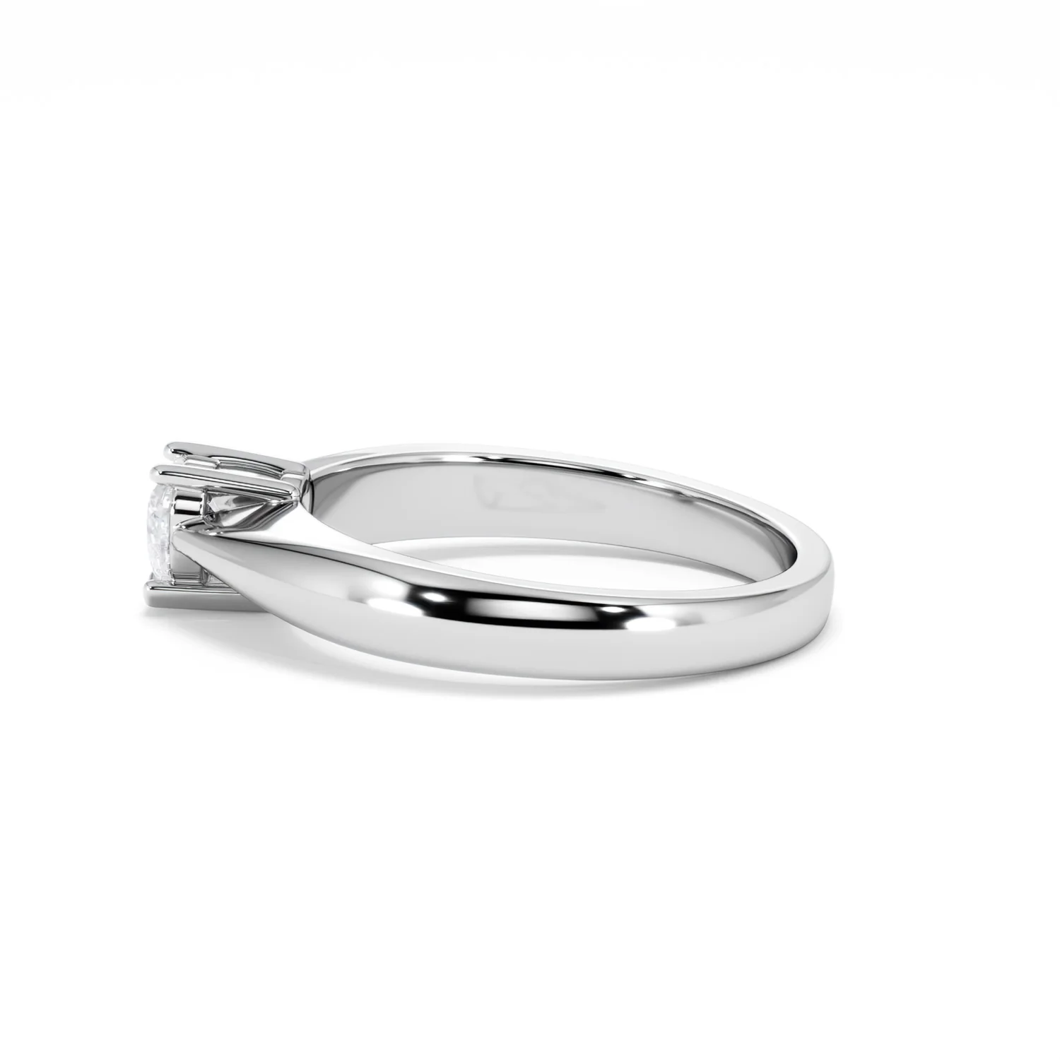 Naomi Heart Cut Lab Diamond Engagement Ring 0.33ct H/SI in 925 Silver - Image 69