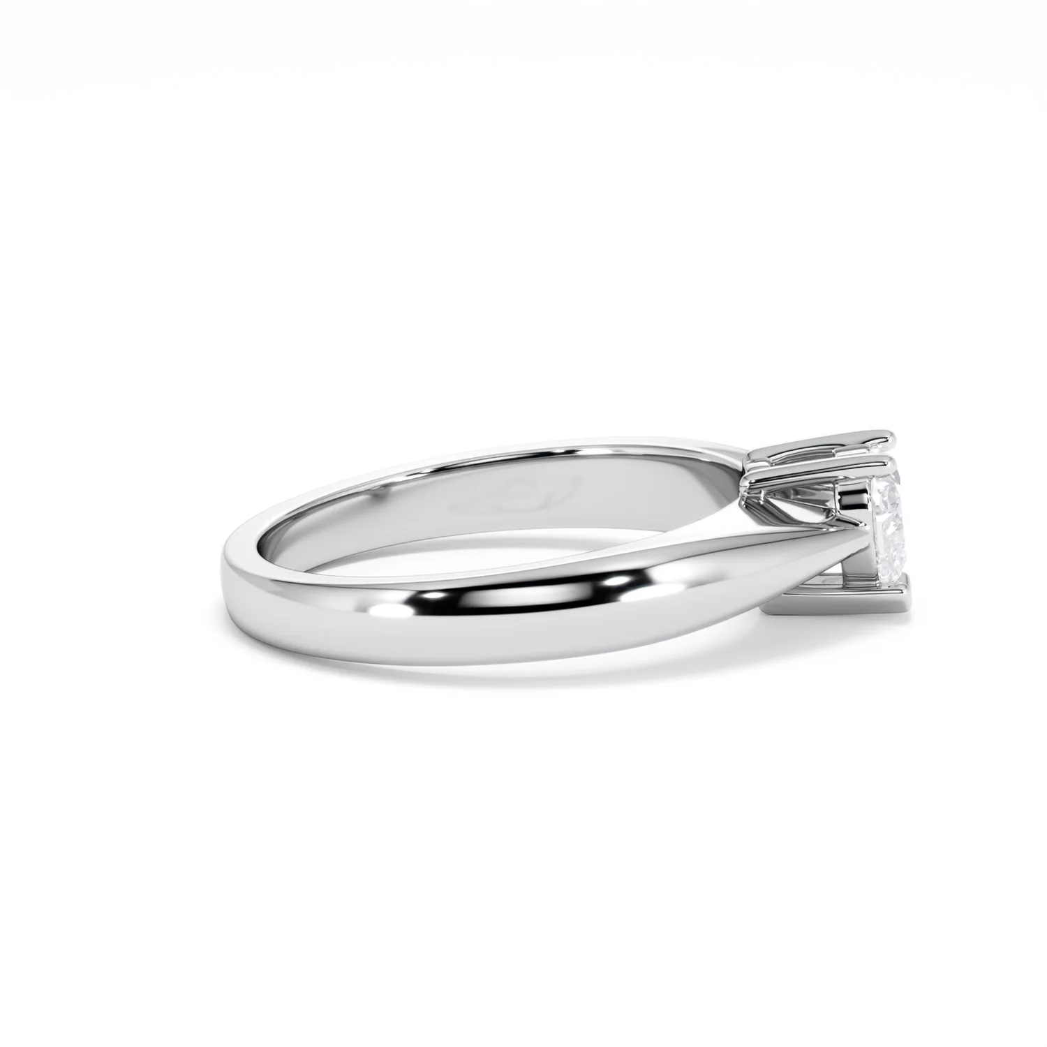 Naomi Heart Cut Lab Diamond Engagement Ring 0.50ct H/SI in 925 Silver - Image 29