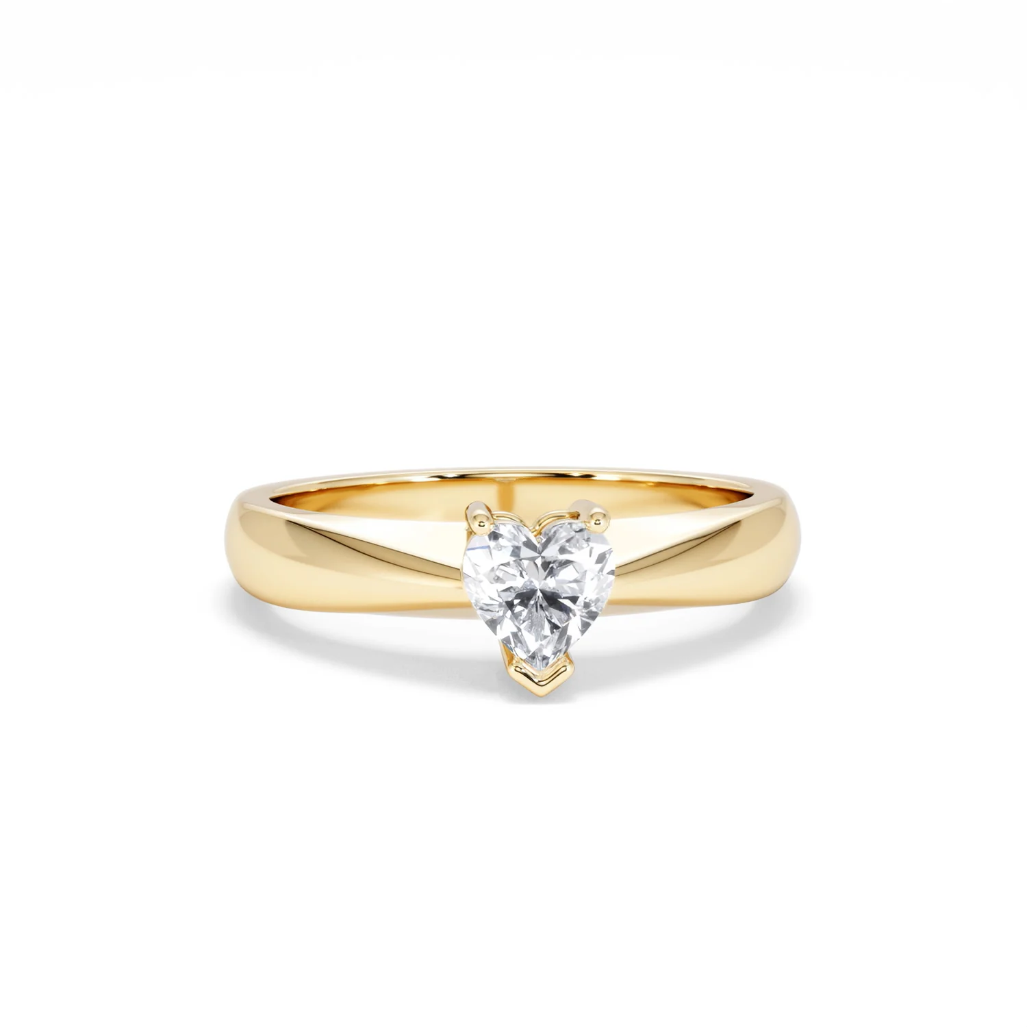 Naomi Heart Cut Lab Diamond Engagement Ring 0.50ct H/SI in 9k Gold - Image 11