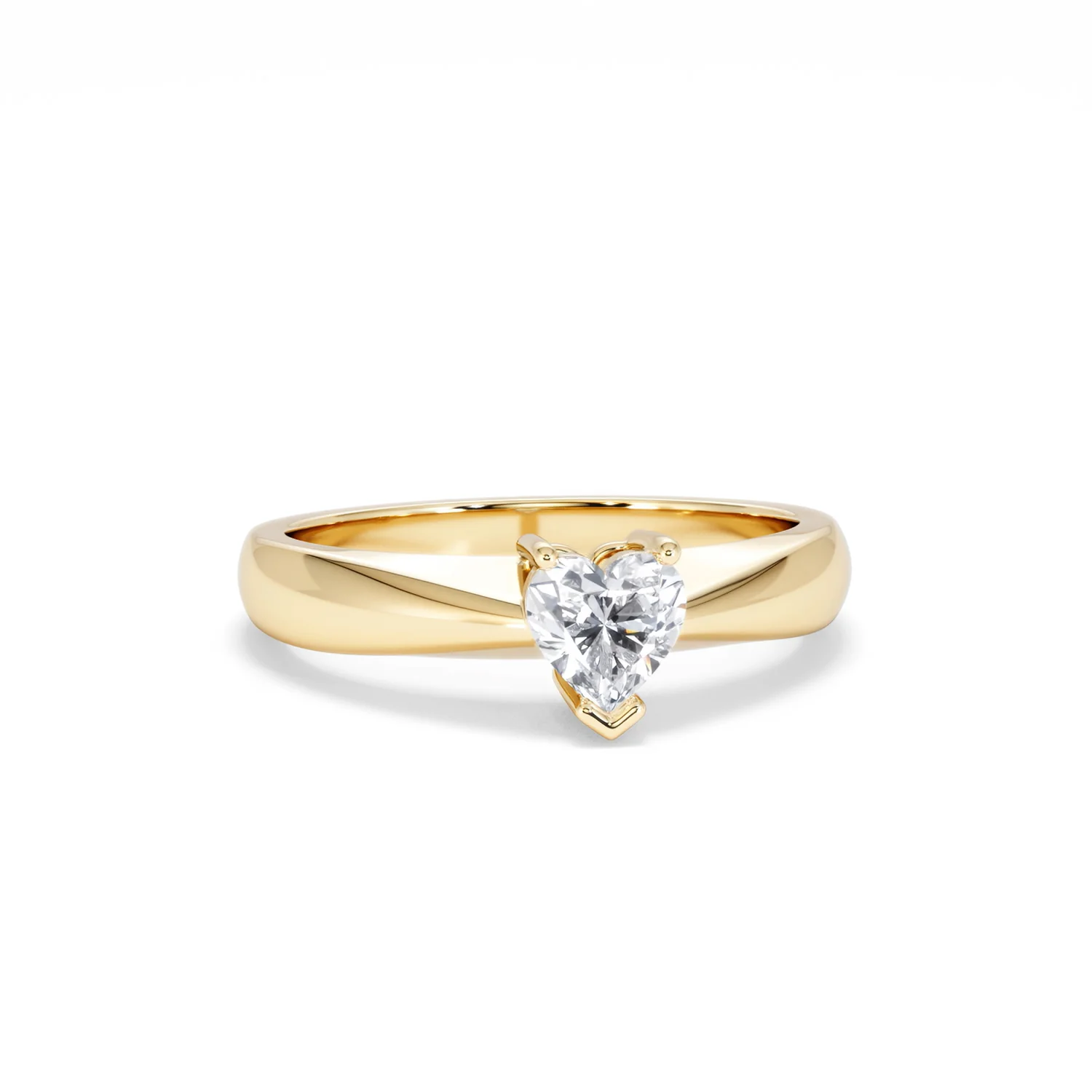 Naomi Heart Cut Lab Diamond Engagement Ring 0.50ct H/SI in 9k Gold - Image 12