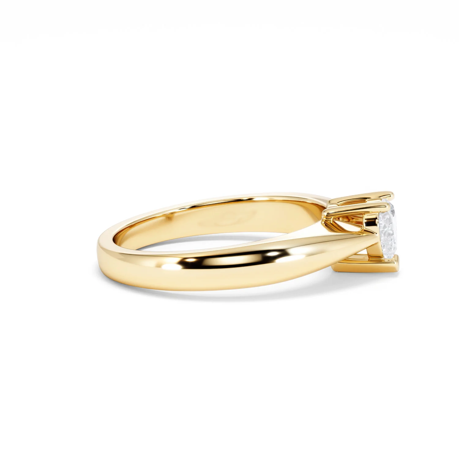Naomi Heart Cut Lab Diamond Engagement Ring 0.50ct H/SI in 9k Gold - Image 28