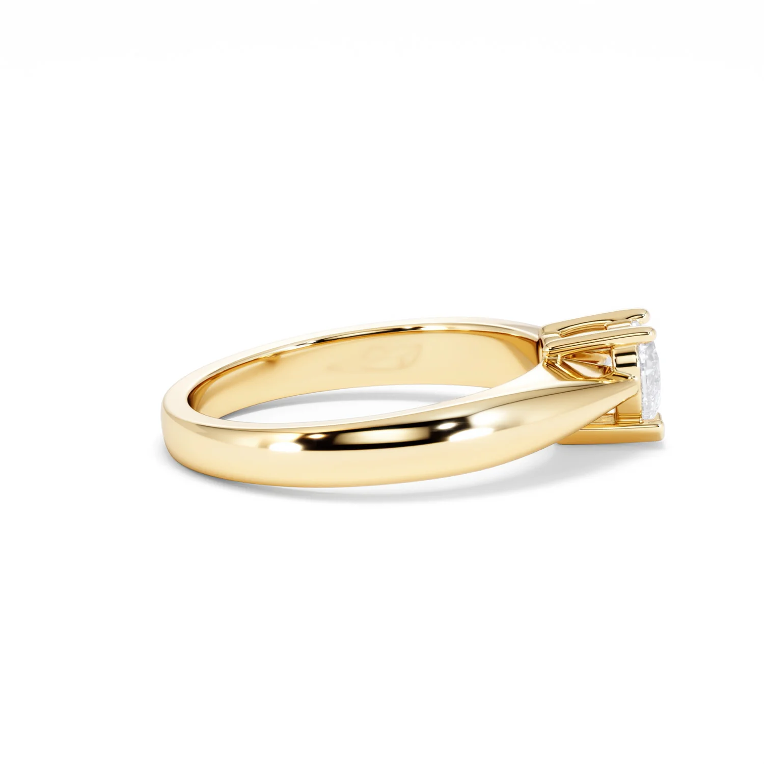 Naomi Heart Cut Lab Diamond Engagement Ring 0.50ct H/SI in 9k Gold - Image 30