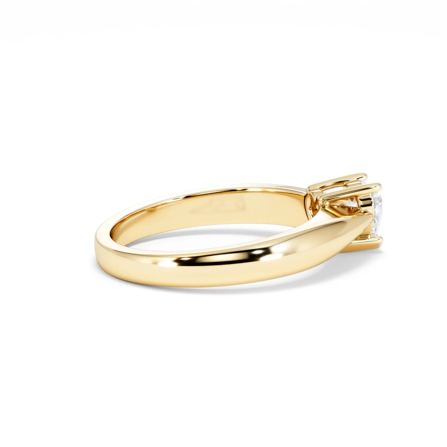 Naomi Heart Cut Lab Diamond Engagement Ring 0.50ct H/SI in 9k Gold - Image 33