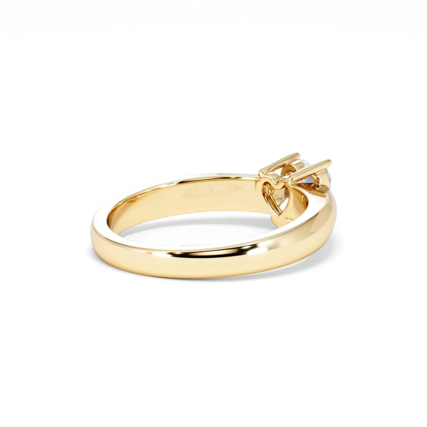 Naomi Heart Cut Lab Diamond Engagement Ring 0.50ct H/SI in 9k Gold - Image 40
