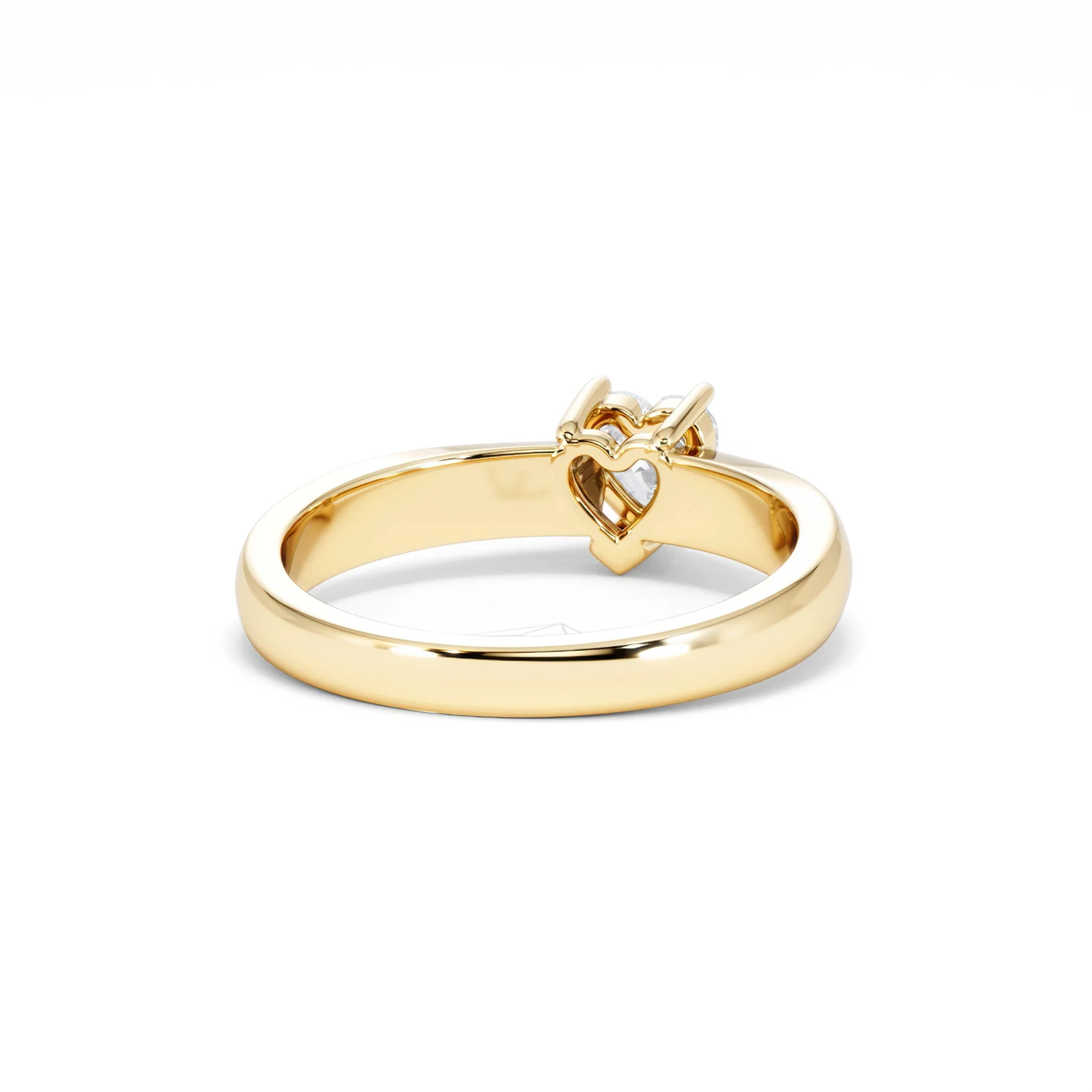 Naomi Heart Cut Lab Diamond Engagement Ring 0.50ct H/SI in 9k Gold - Image 46