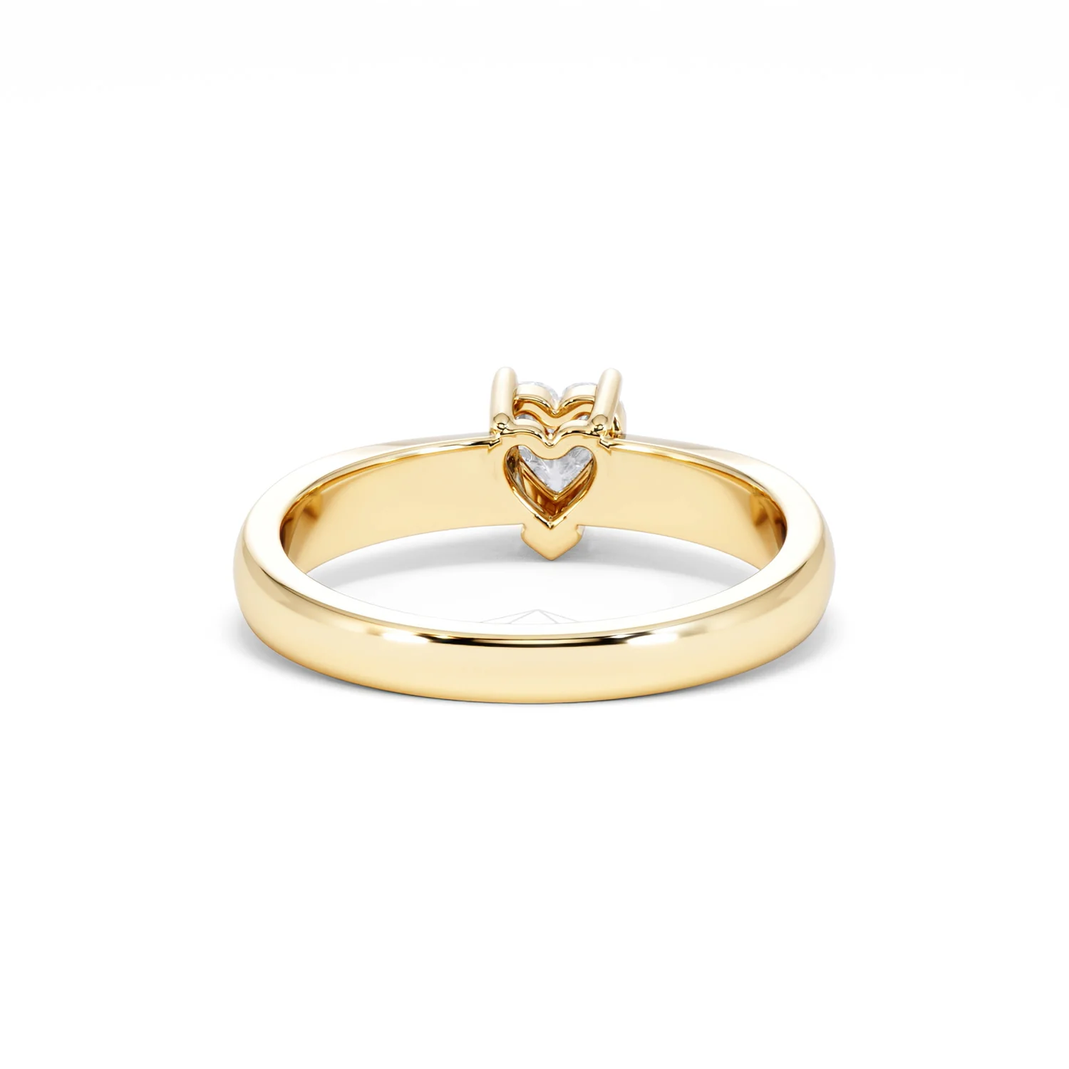 Naomi Heart Cut Lab Diamond Engagement Ring 0.50ct H/SI in 9k Gold - Image 49