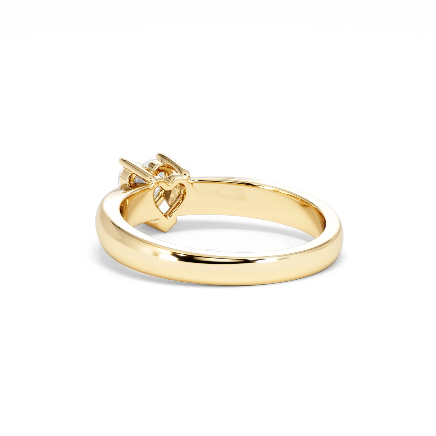 Naomi Heart Cut Lab Diamond Engagement Ring 0.50ct H/SI in 9k Gold - Image 57