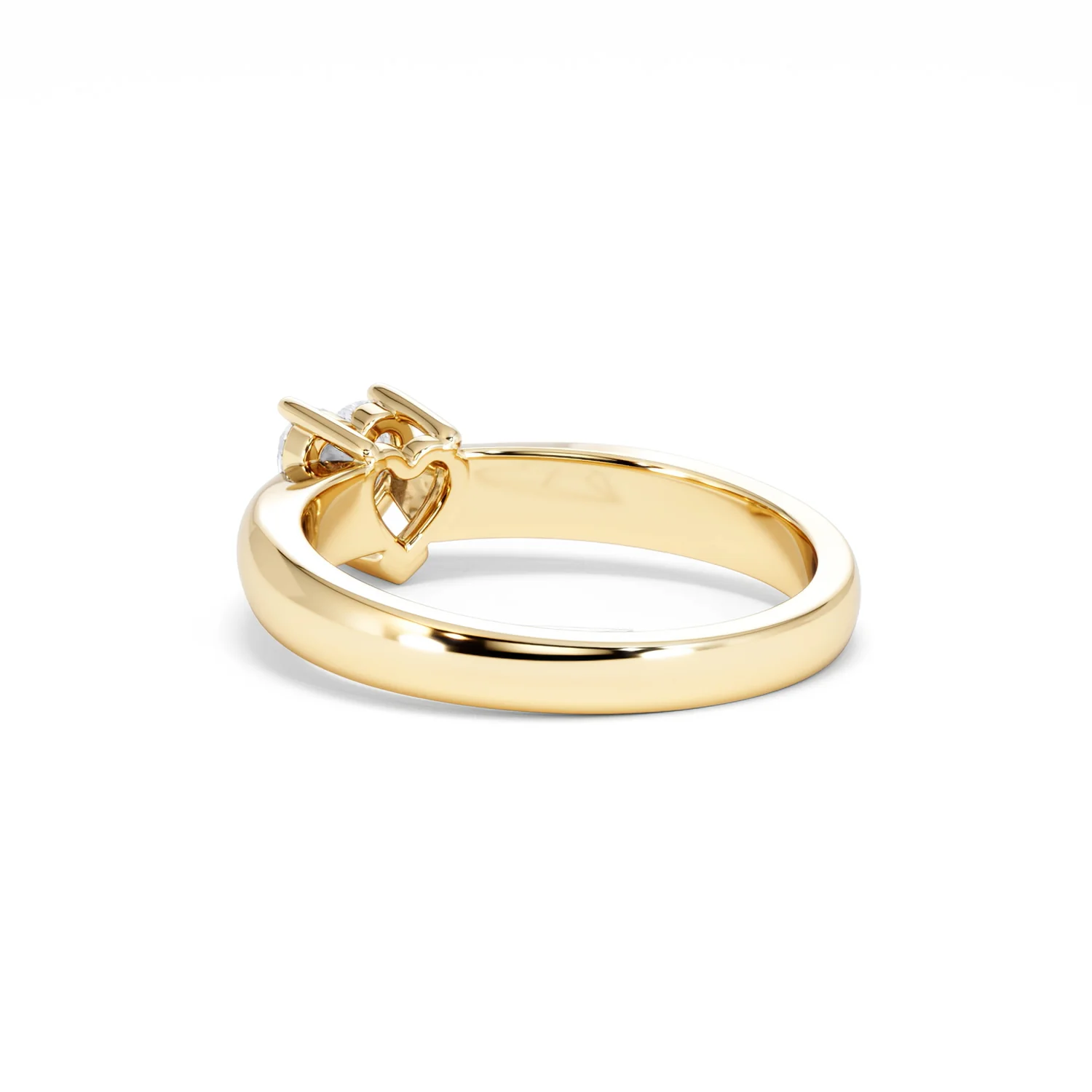 Naomi Heart Cut Lab Diamond Engagement Ring 0.50ct H/SI in 9k Gold - Image 58