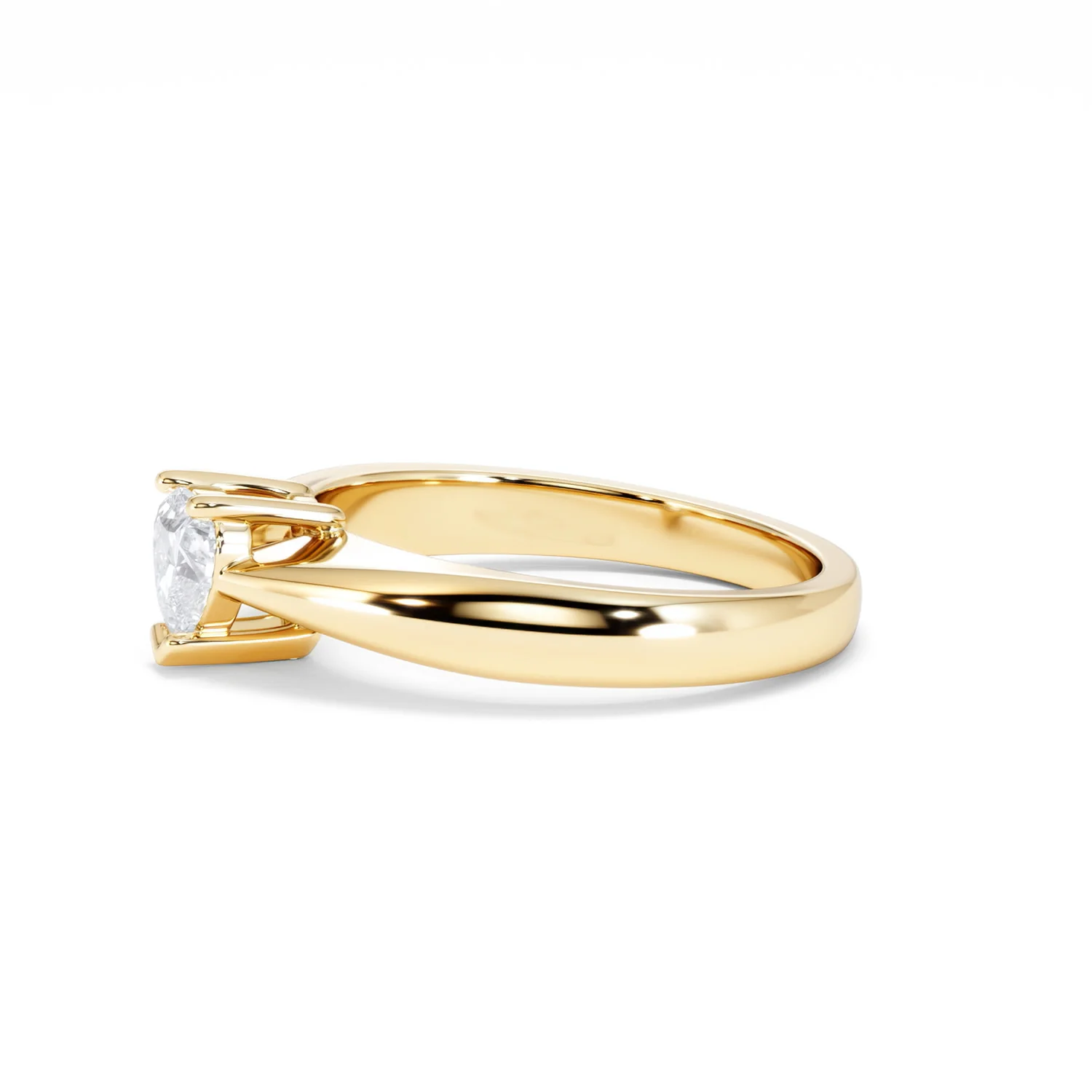 Naomi Heart Cut Lab Diamond Engagement Ring 0.50ct H/SI in 9k Gold - Image 74