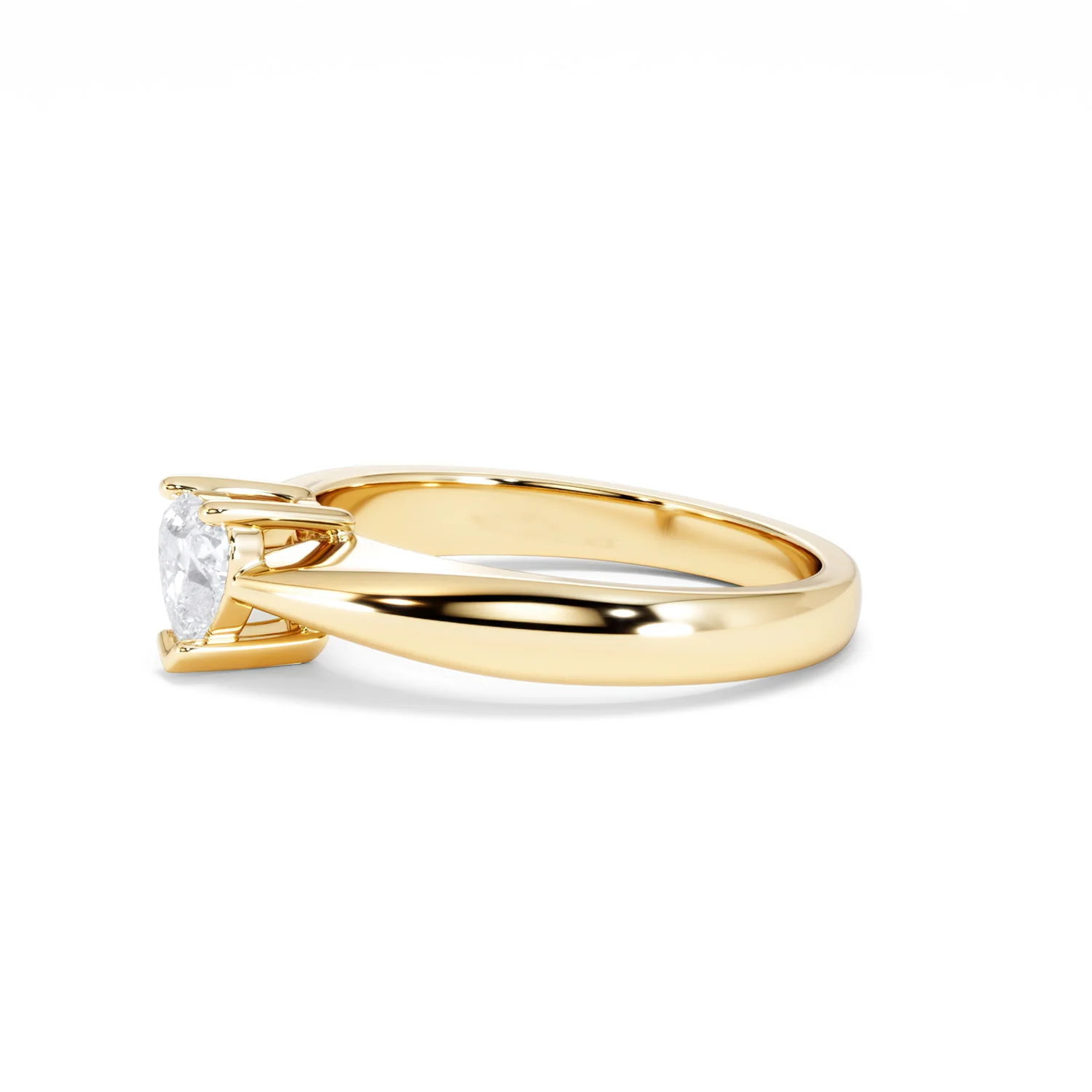 Naomi Heart Cut Lab Diamond Engagement Ring 0.50ct H/SI in 9k Gold - Image 75