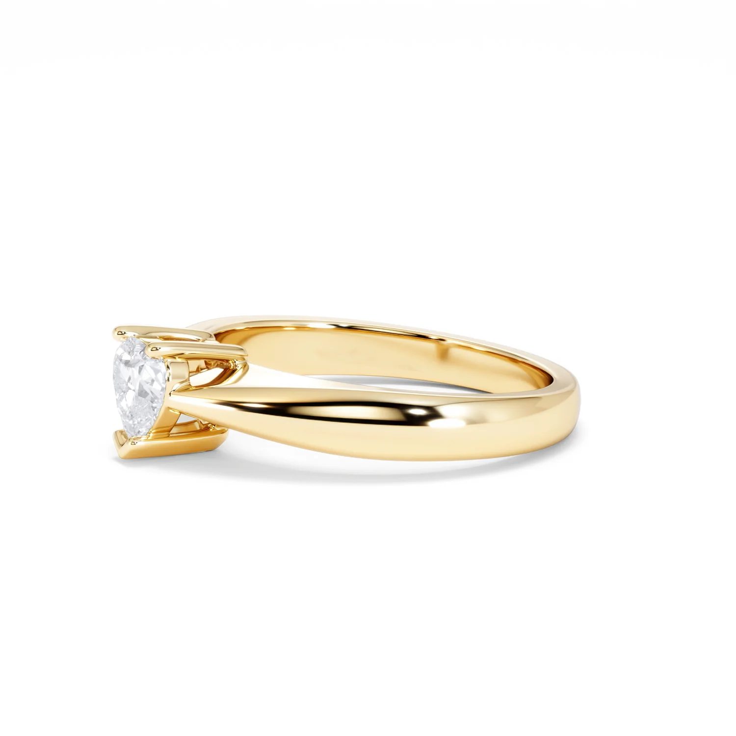 Naomi Heart Cut Lab Diamond Engagement Ring 0.50ct H/SI in 9k Gold - Image 76
