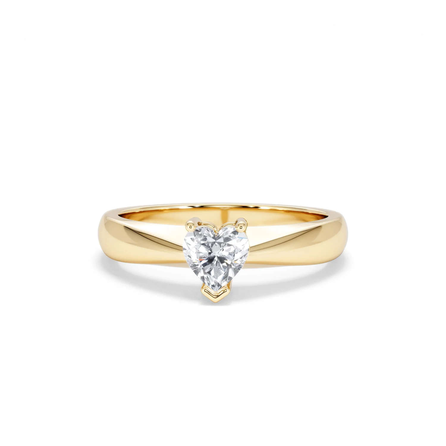 Naomi Heart Cut Lab Diamond Engagement Ring 0.50ct H/SI in 9k Gold - Image 89
