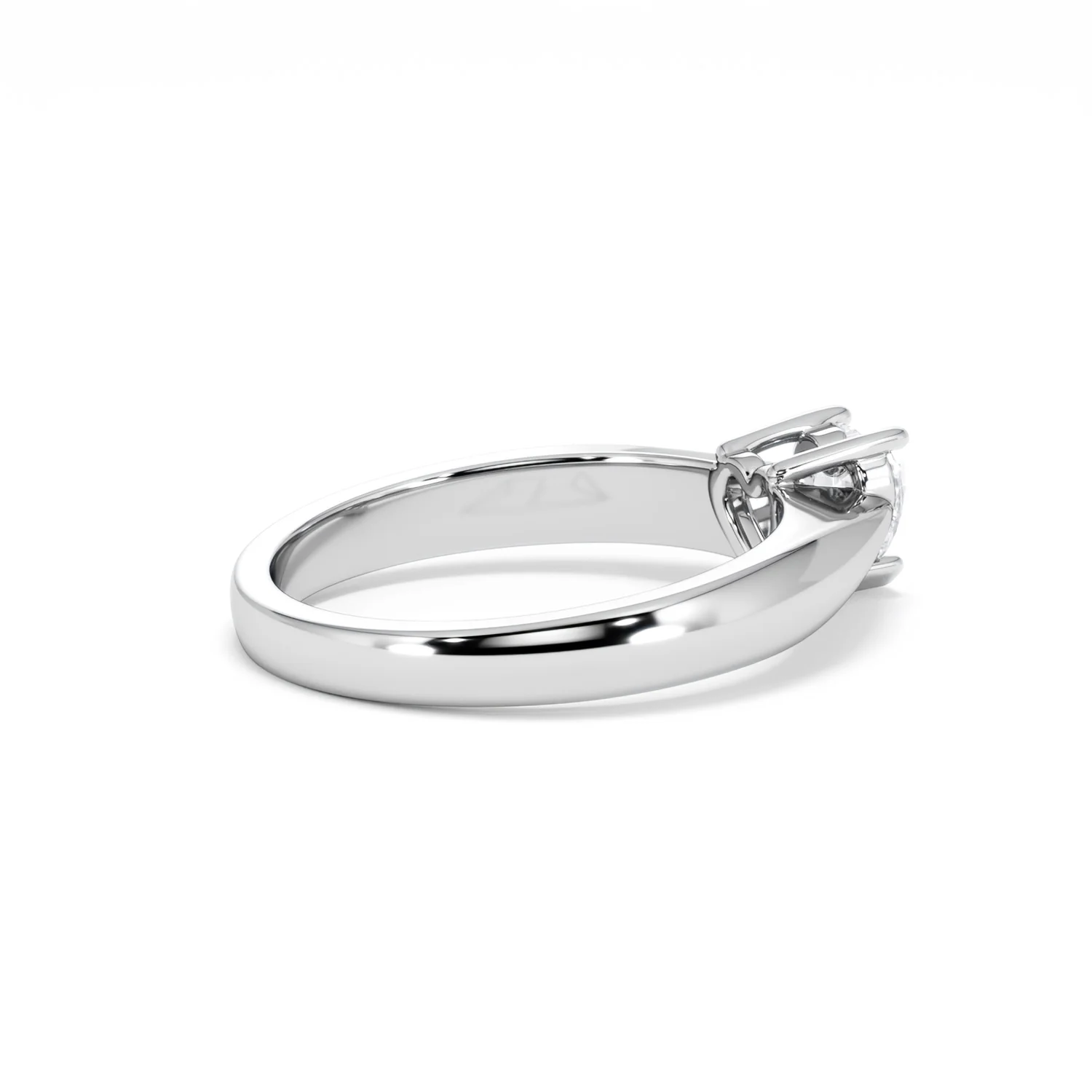 Naomi Heart Cut Lab Diamond Engagement Ring 0.50ct H/SI in 9k White Gold - Image 36