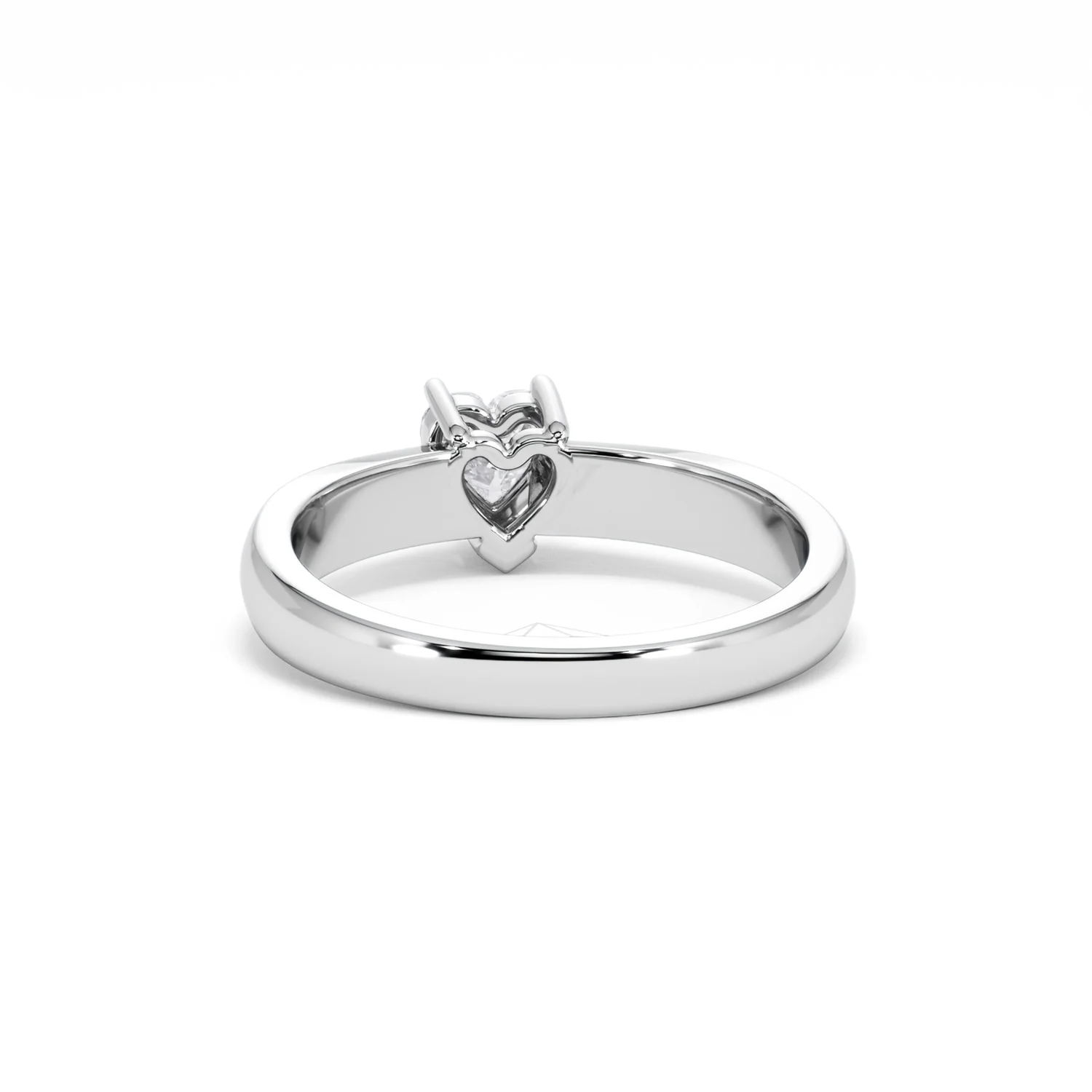 Naomi Heart Cut Lab Diamond Engagement Ring 0.50ct H/SI in 9k White Gold - Image 52
