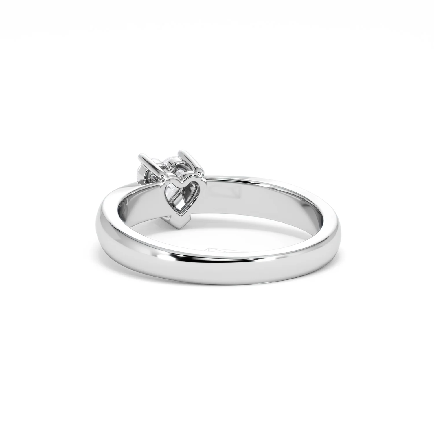 Naomi Heart Cut Lab Diamond Engagement Ring 0.50ct H/SI in 9k White Gold - Image 55