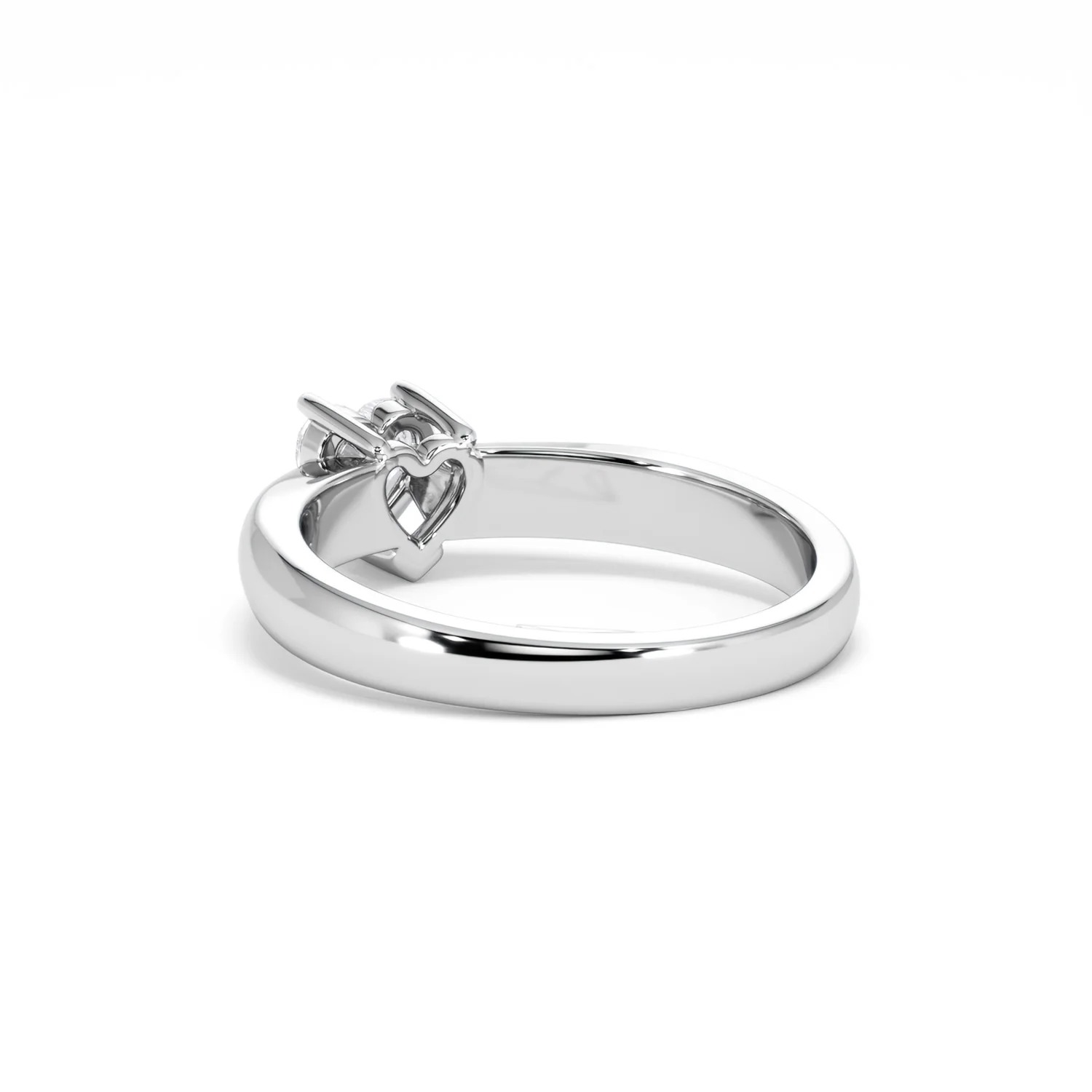 Naomi Heart Cut Lab Diamond Engagement Ring 0.50ct H/SI in 9k White Gold - Image 57
