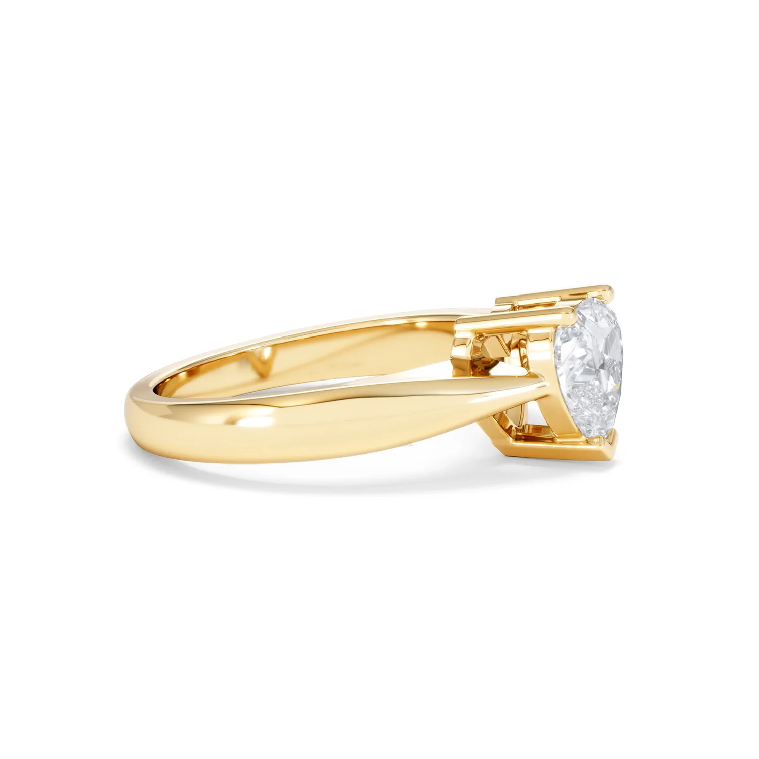 Naomi Heart Cut Lab Diamond Engagement Ring 1.00ct H/SI in 9k Gold - Image 24