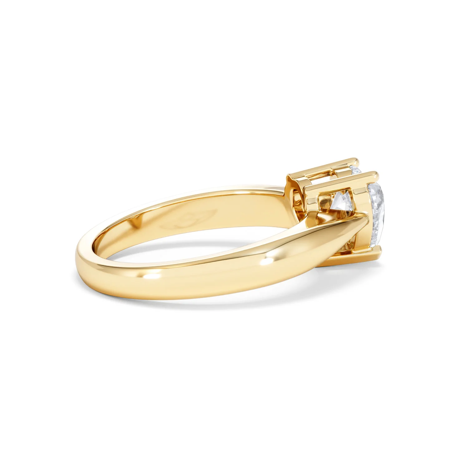 Naomi Heart Cut Lab Diamond Engagement Ring 1.00ct H/SI in 9k Gold - Image 32