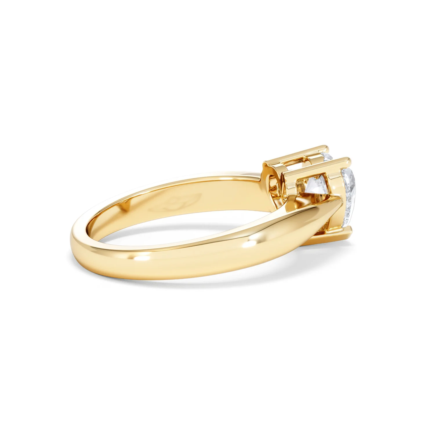Naomi Heart Cut Lab Diamond Engagement Ring 1.00ct H/SI in 9k Gold - Image 33