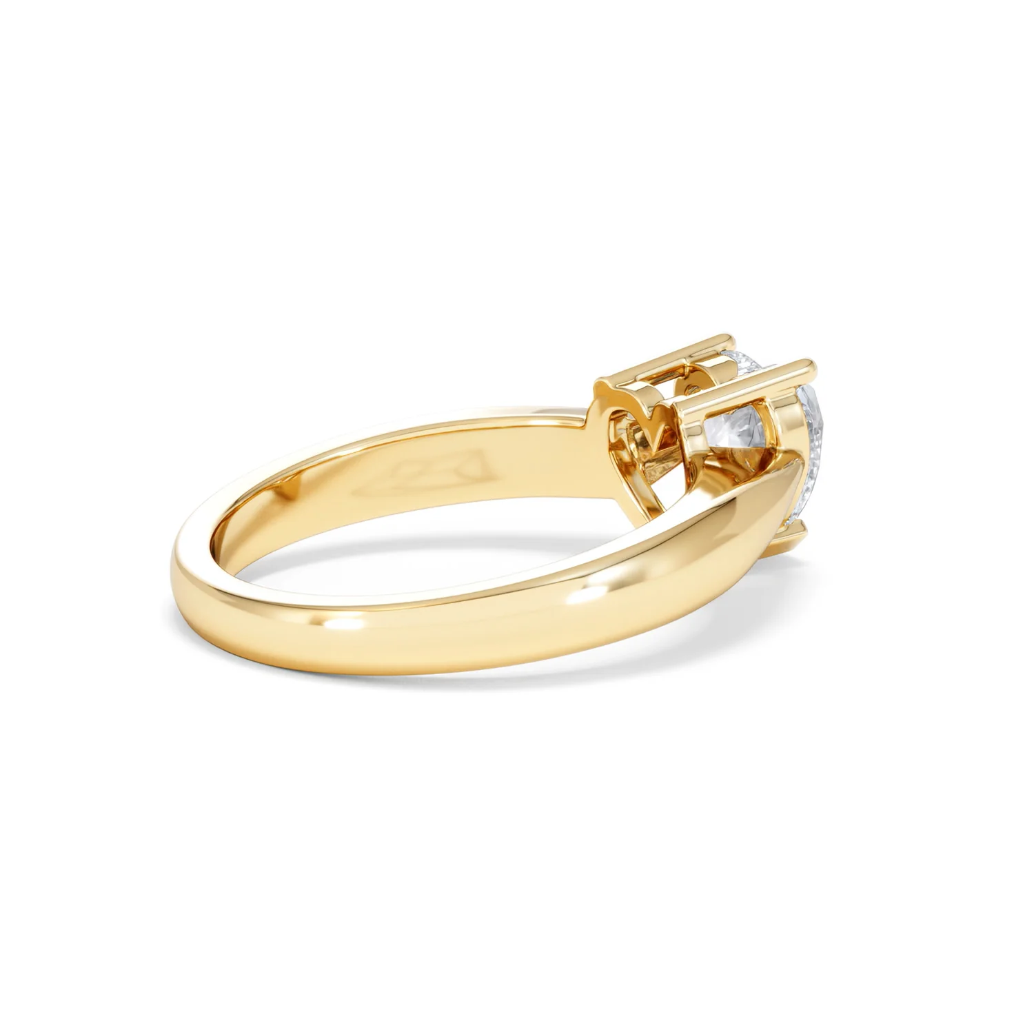 Naomi Heart Cut Lab Diamond Engagement Ring 1.00ct H/SI in 9k Gold - Image 36