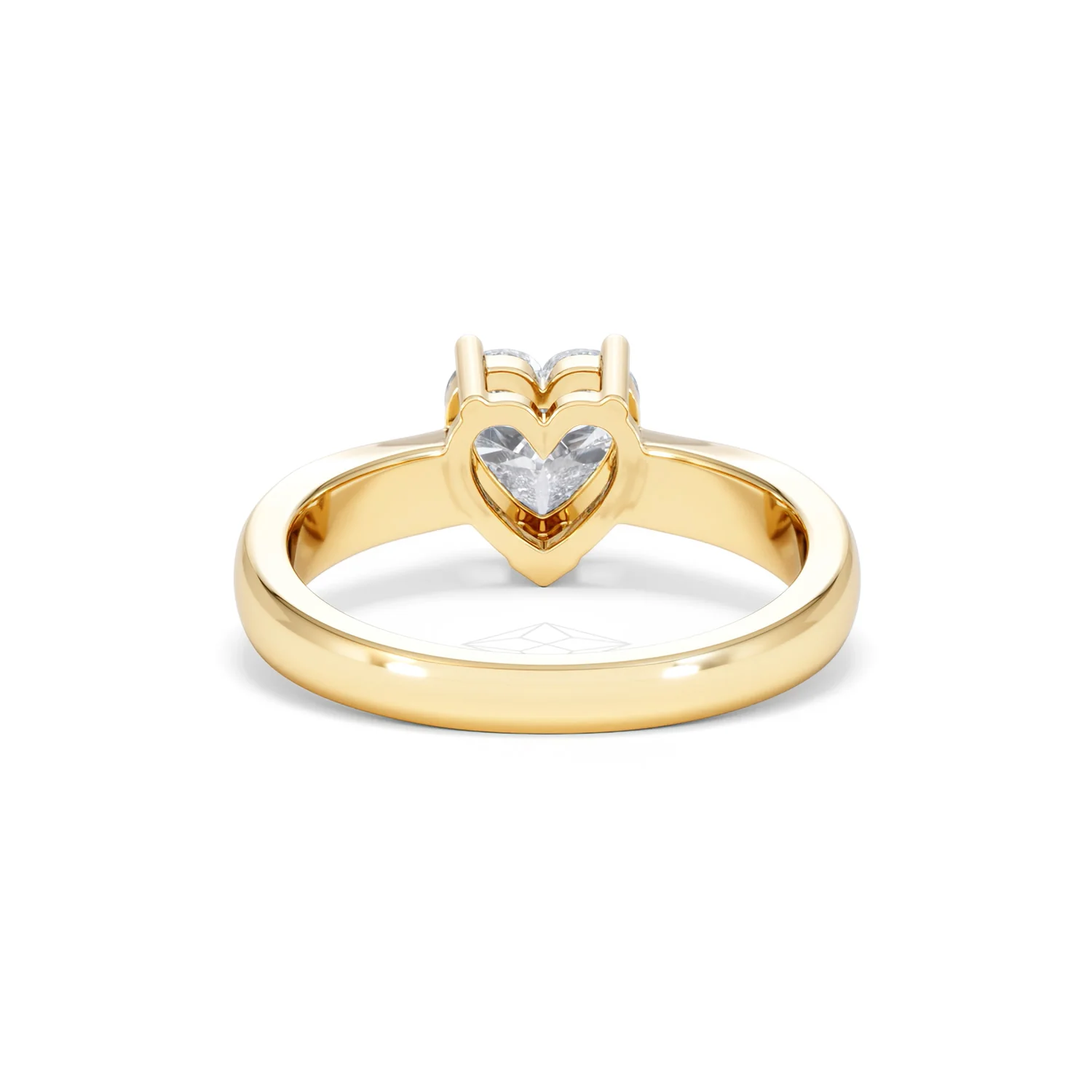 Naomi Heart Cut Lab Diamond Engagement Ring 1.00ct H/SI in 9k Gold - Image 49