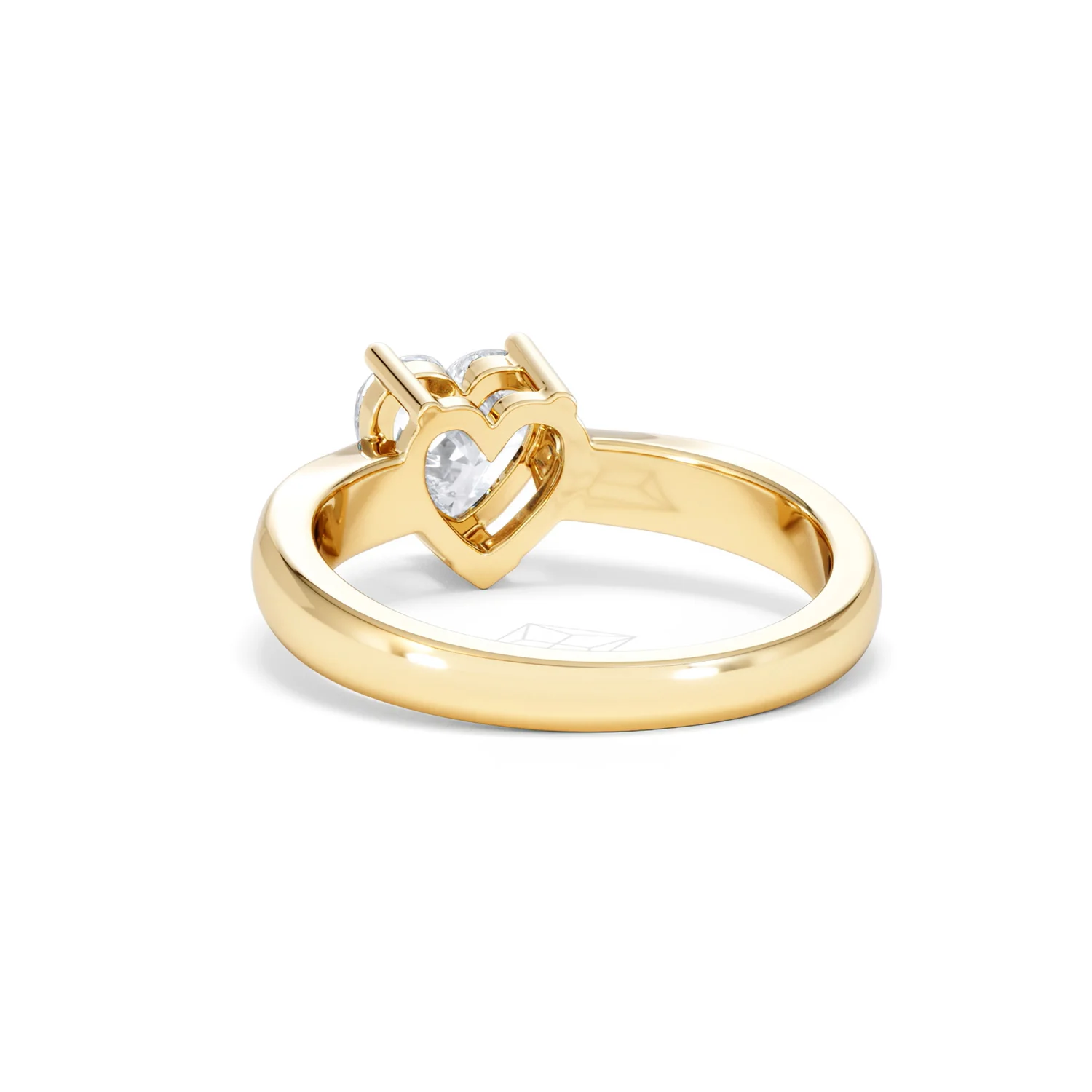 Naomi Heart Cut Lab Diamond Engagement Ring 1.00ct H/SI in 9k Gold - Image 53