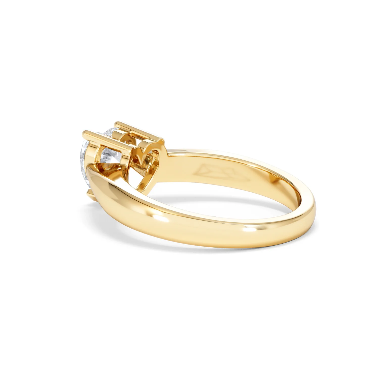 Naomi Heart Cut Lab Diamond Engagement Ring 1.00ct H/SI in 9k Gold - Image 61
