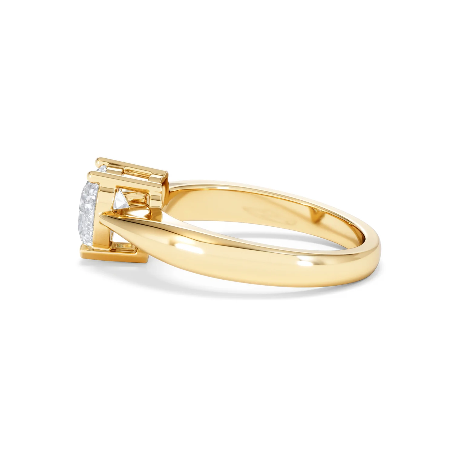 Naomi Heart Cut Lab Diamond Engagement Ring 1.00ct H/SI in 9k Gold - Image 68