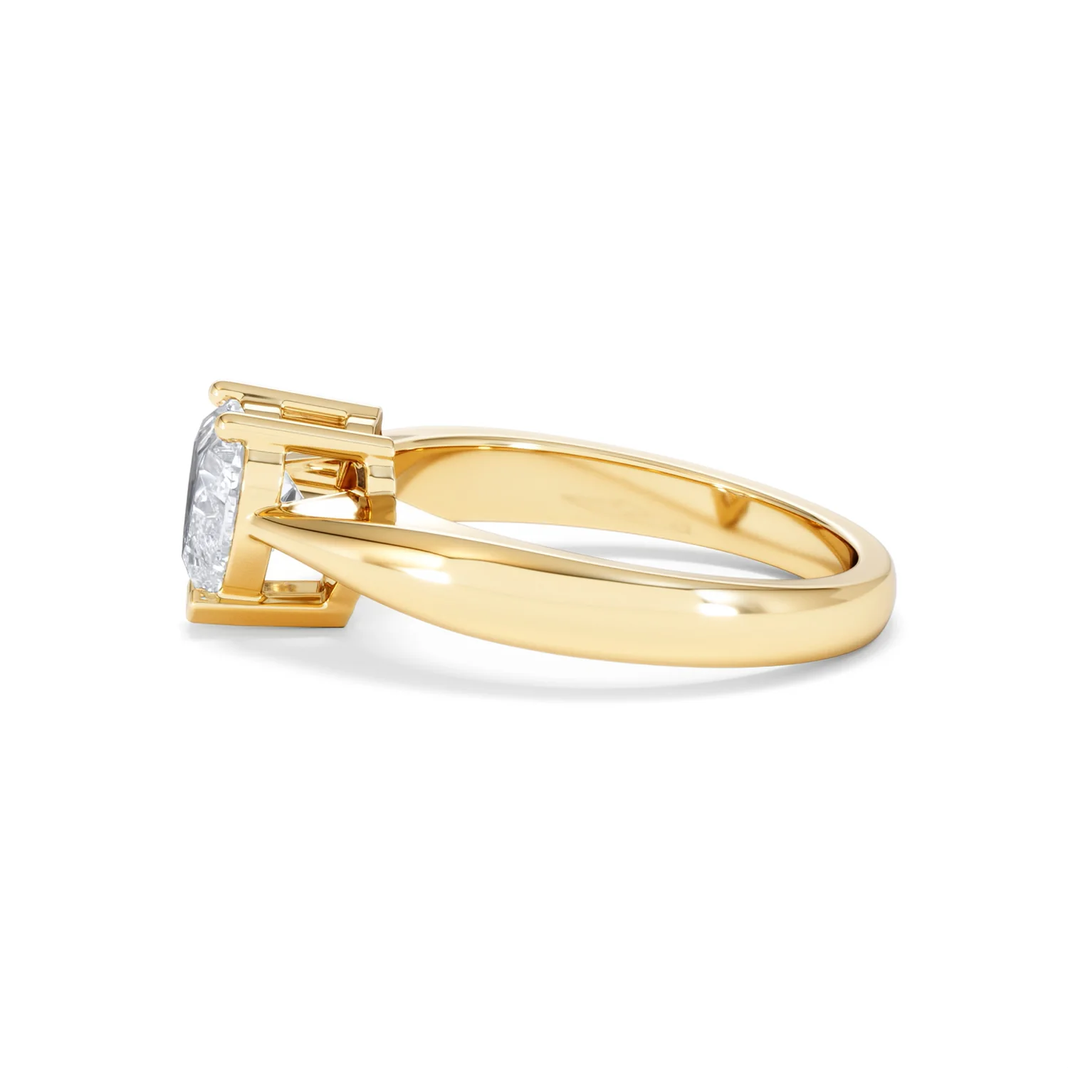 Naomi Heart Cut Lab Diamond Engagement Ring 1.00ct H/SI in 9k Gold - Image 70