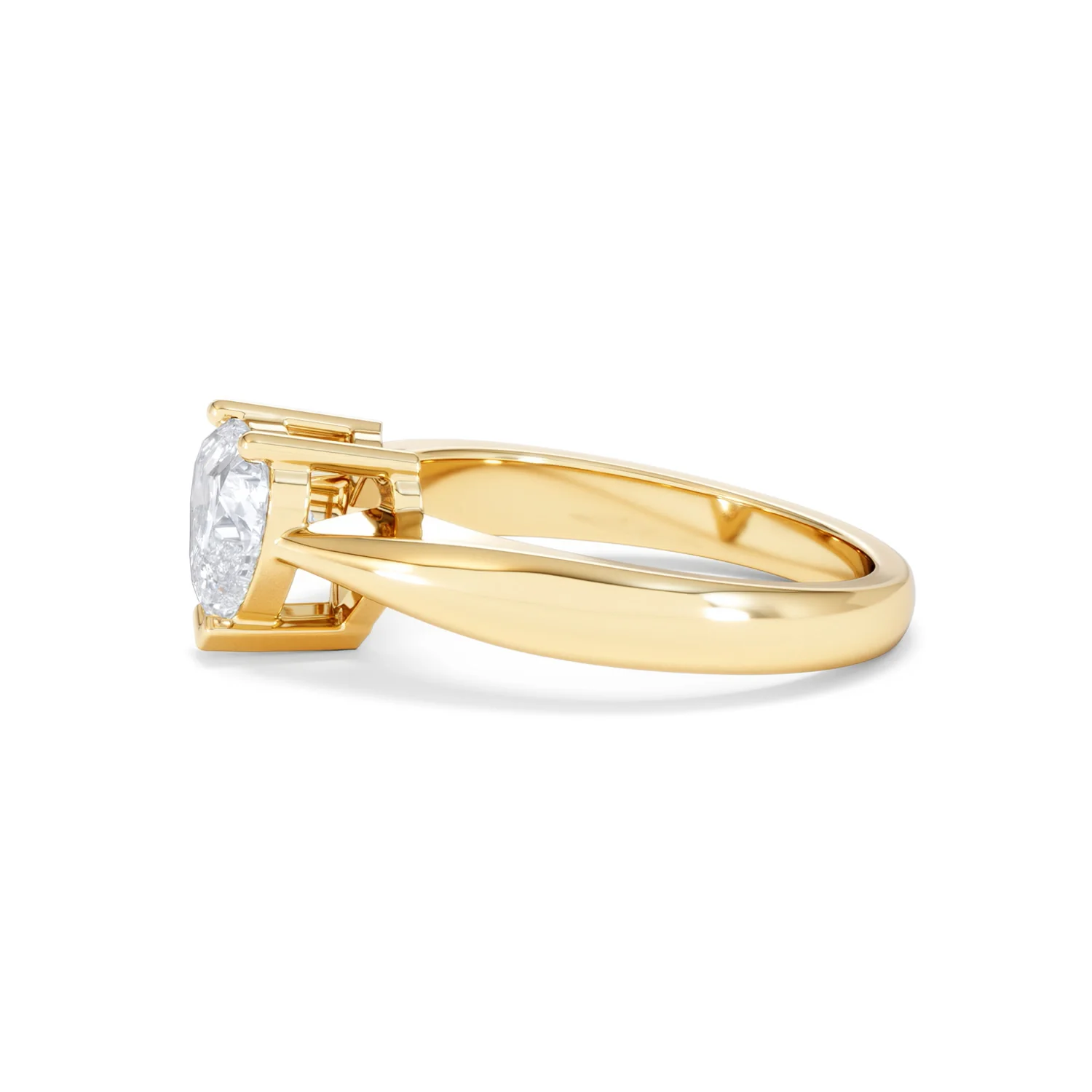 Naomi Heart Cut Lab Diamond Engagement Ring 1.00ct H/SI in 9k Gold - Image 72