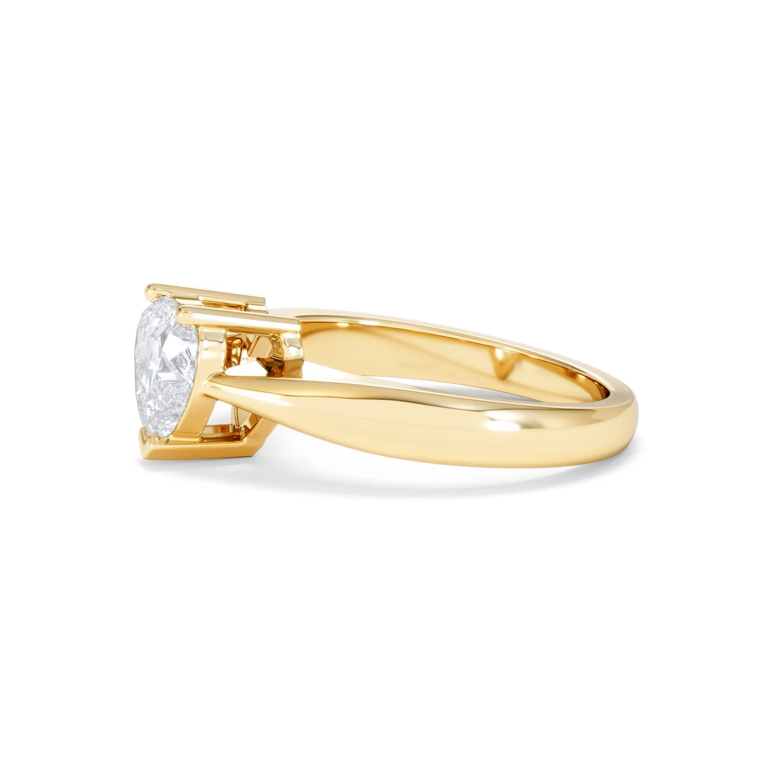 Naomi Heart Cut Lab Diamond Engagement Ring 1.00ct H/SI in 9k Gold - Image 73