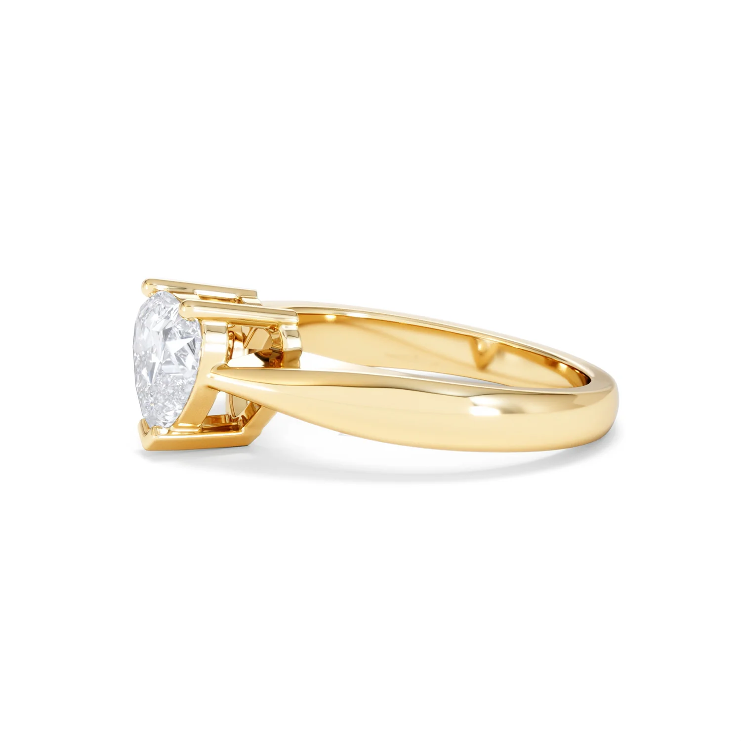 Naomi Heart Cut Lab Diamond Engagement Ring 1.00ct H/SI in 9k Gold - Image 74