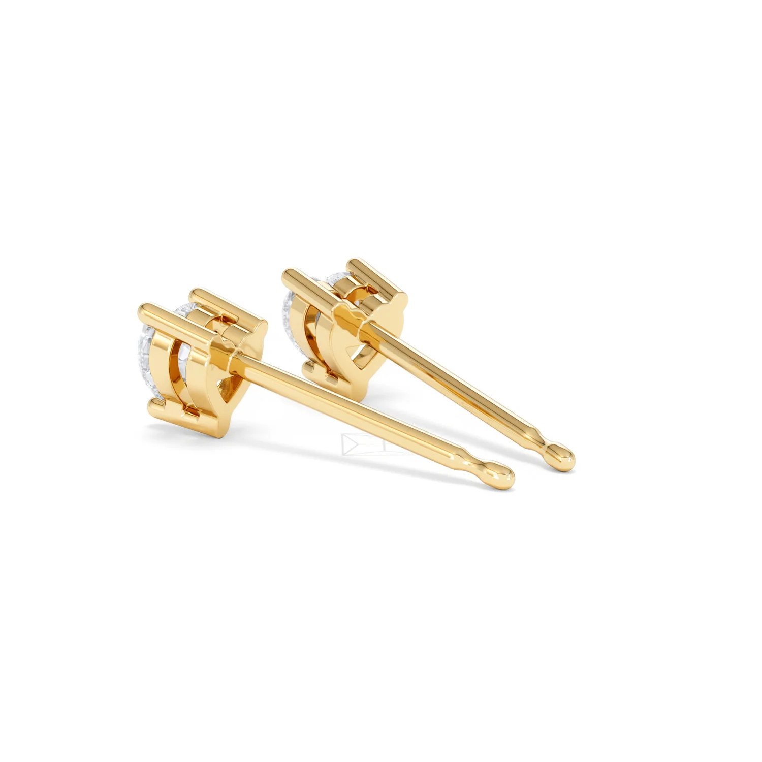 Naomi Heart Cut Lab Diamond Stud Earrings 0.50ct H/SI in 9K Gold - Image 60