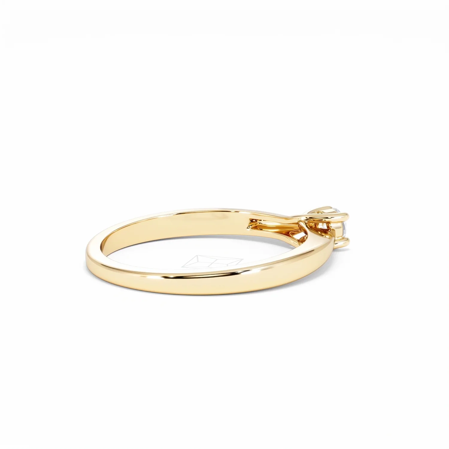 Naomi Lab Diamond Engagement Ring 0.15ct H/Si in 18K Gold Vermeil - Image 34