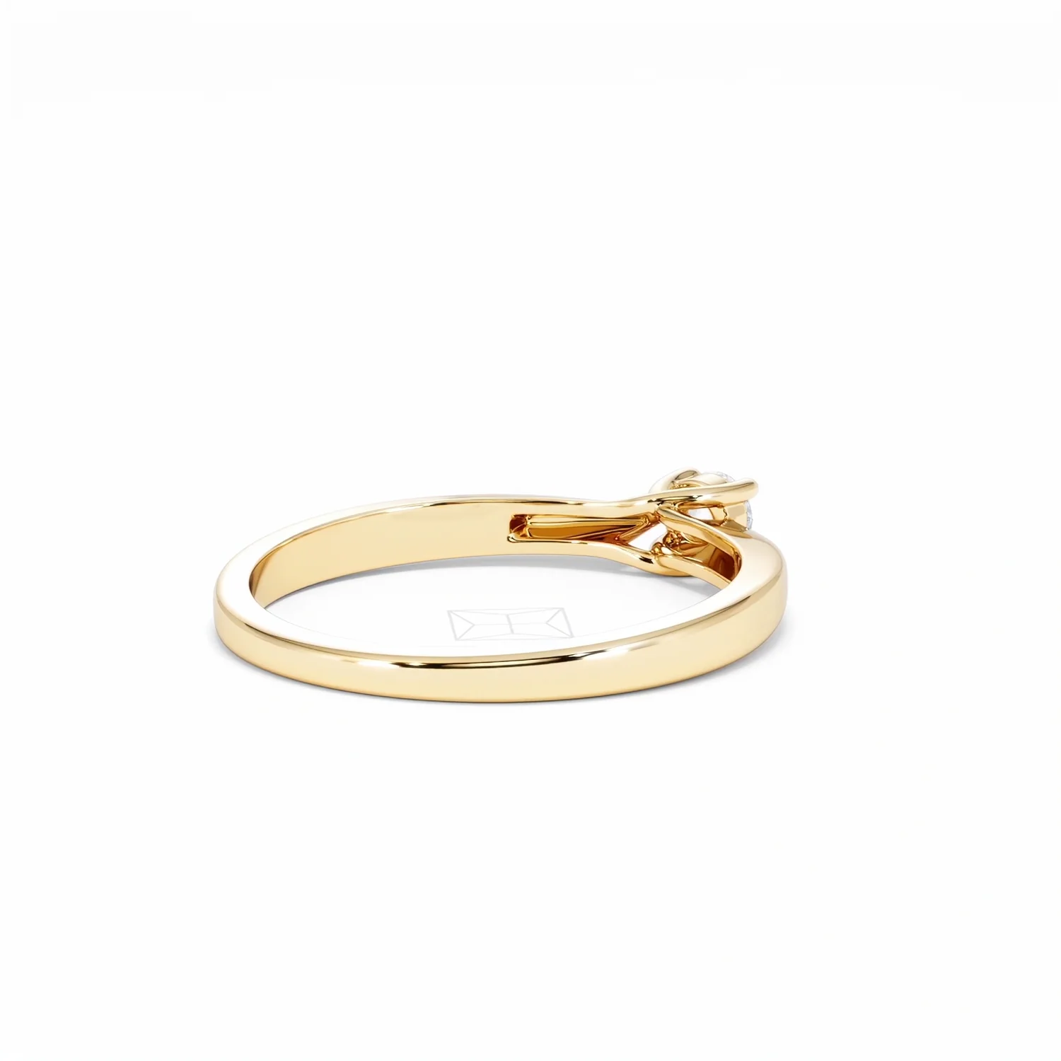 Naomi Lab Diamond Engagement Ring 0.15ct H/Si in 18K Gold Vermeil - Image 39