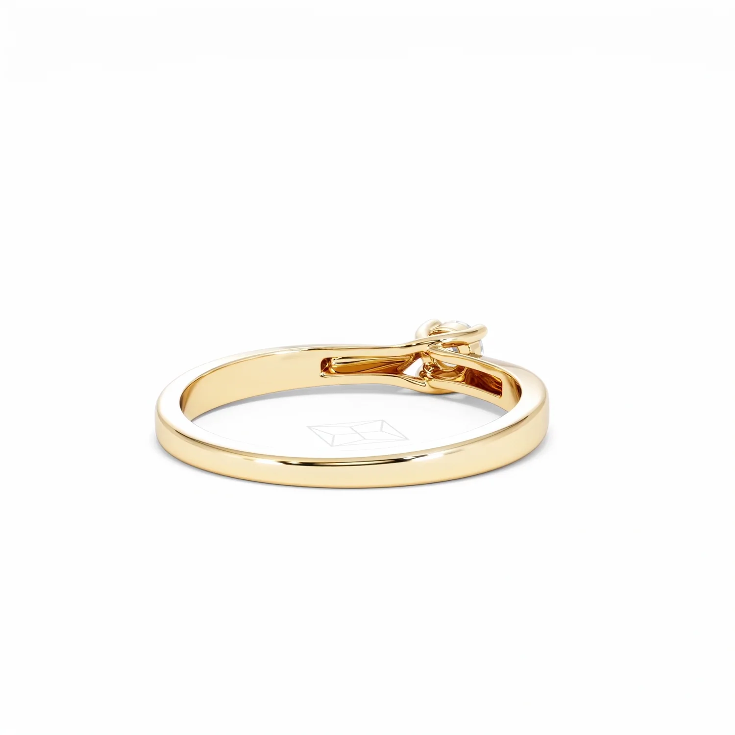 Naomi Lab Diamond Engagement Ring 0.15ct H/Si in 18K Gold Vermeil - Image 42