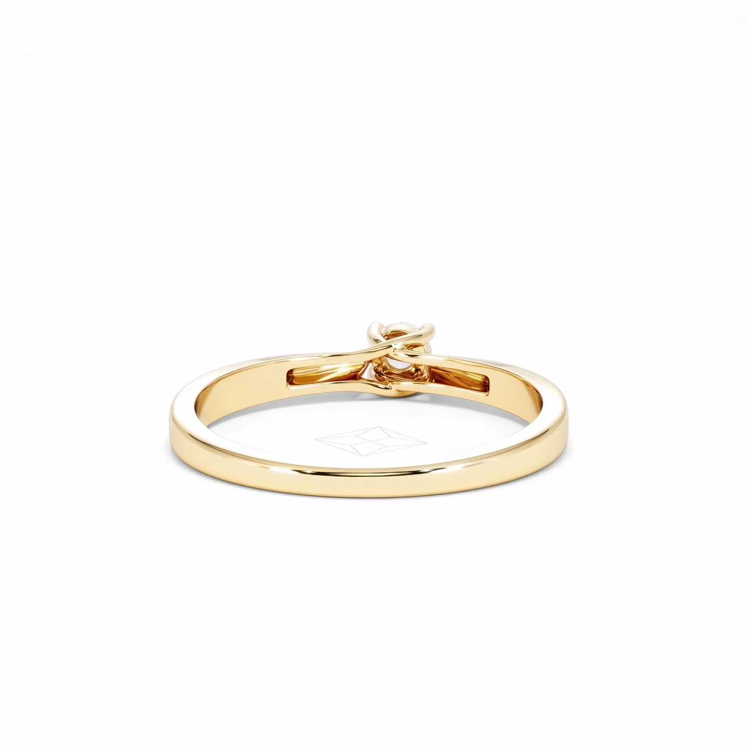Naomi Lab Diamond Engagement Ring 0.15ct H/Si in 18K Gold Vermeil - Image 46