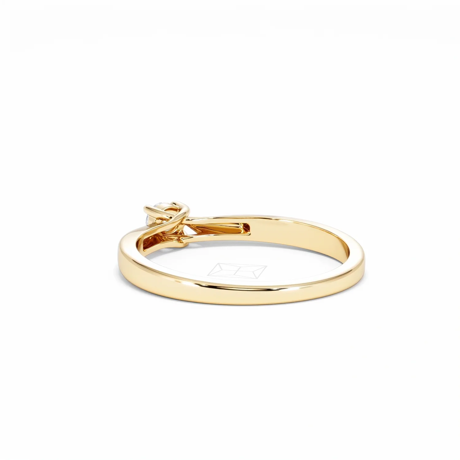 Naomi Lab Diamond Engagement Ring 0.15ct H/Si in 18K Gold Vermeil - Image 55