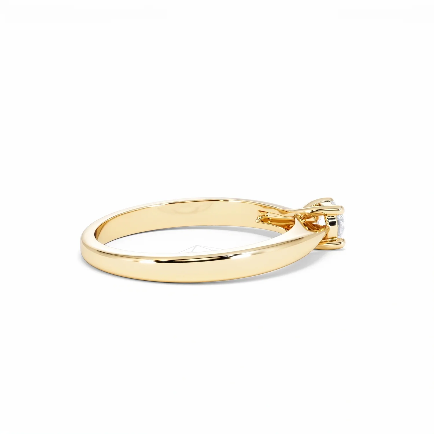 Naomi Lab Diamond Engagement Ring 0.25ct H/Si in 18K Gold Vermeil - Image 31