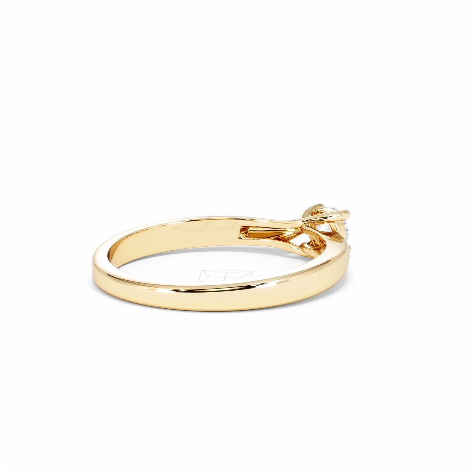 Naomi Lab Diamond Engagement Ring 0.25ct H/Si in 18K Gold Vermeil - Image 37